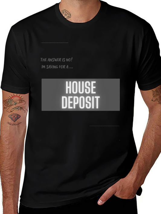 House Deposit Saving T-Shirt - Funny Sarcastic Tee