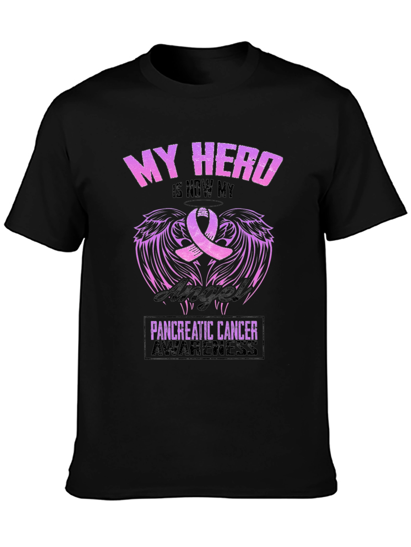 My Hero Angel Pancreatic Cancer Awareness T-Shirt