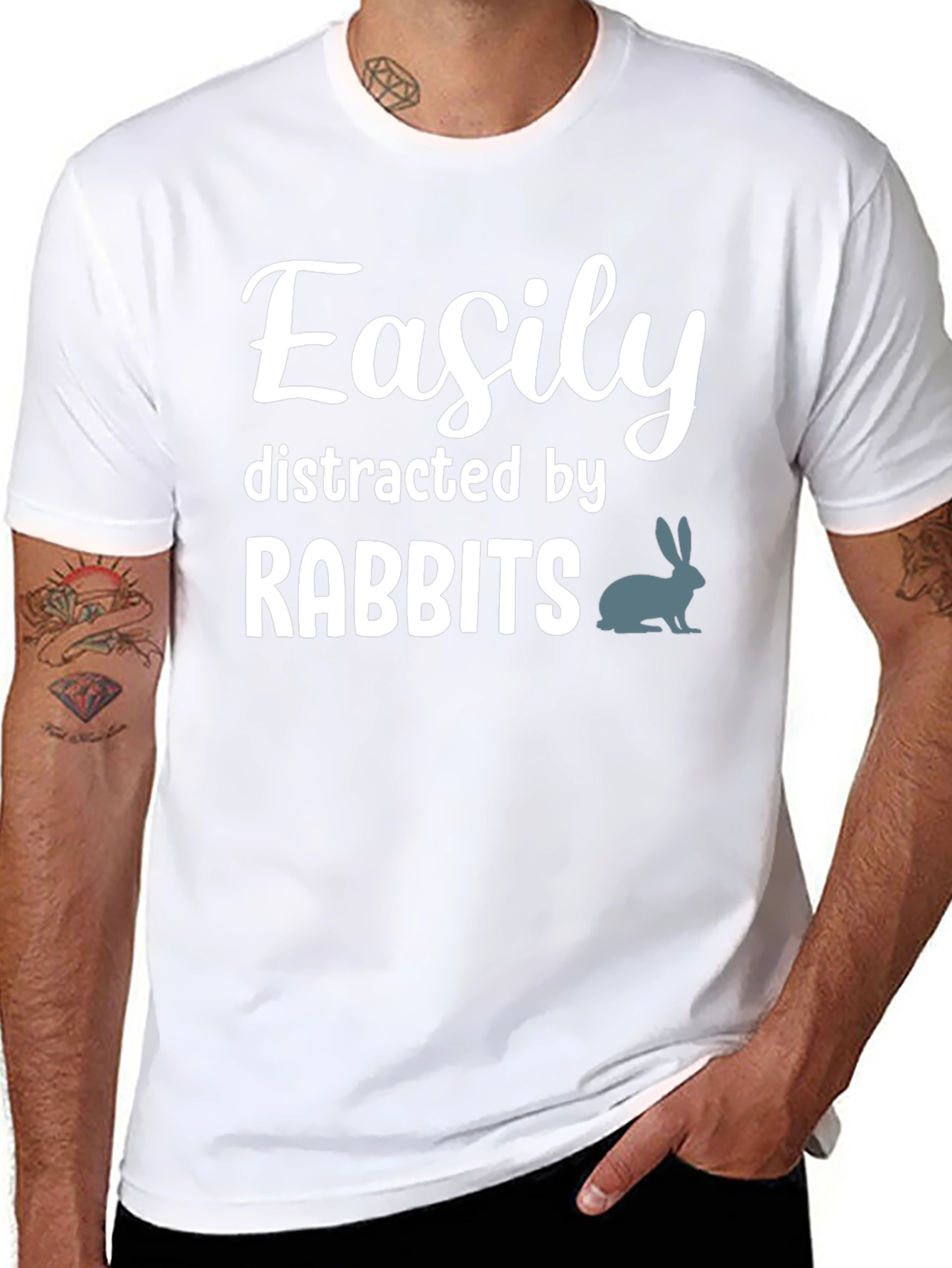 Easily Distracted by Rabbits T-Shirt