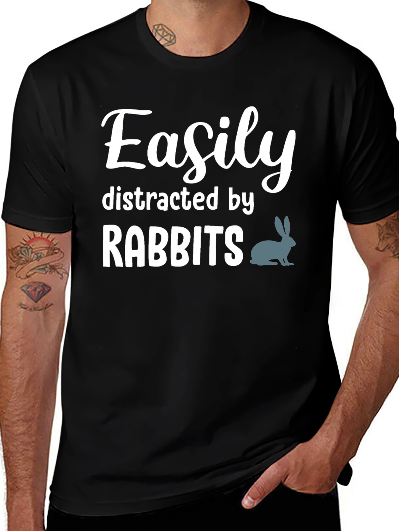 Easily Distracted by Rabbits T-Shirt