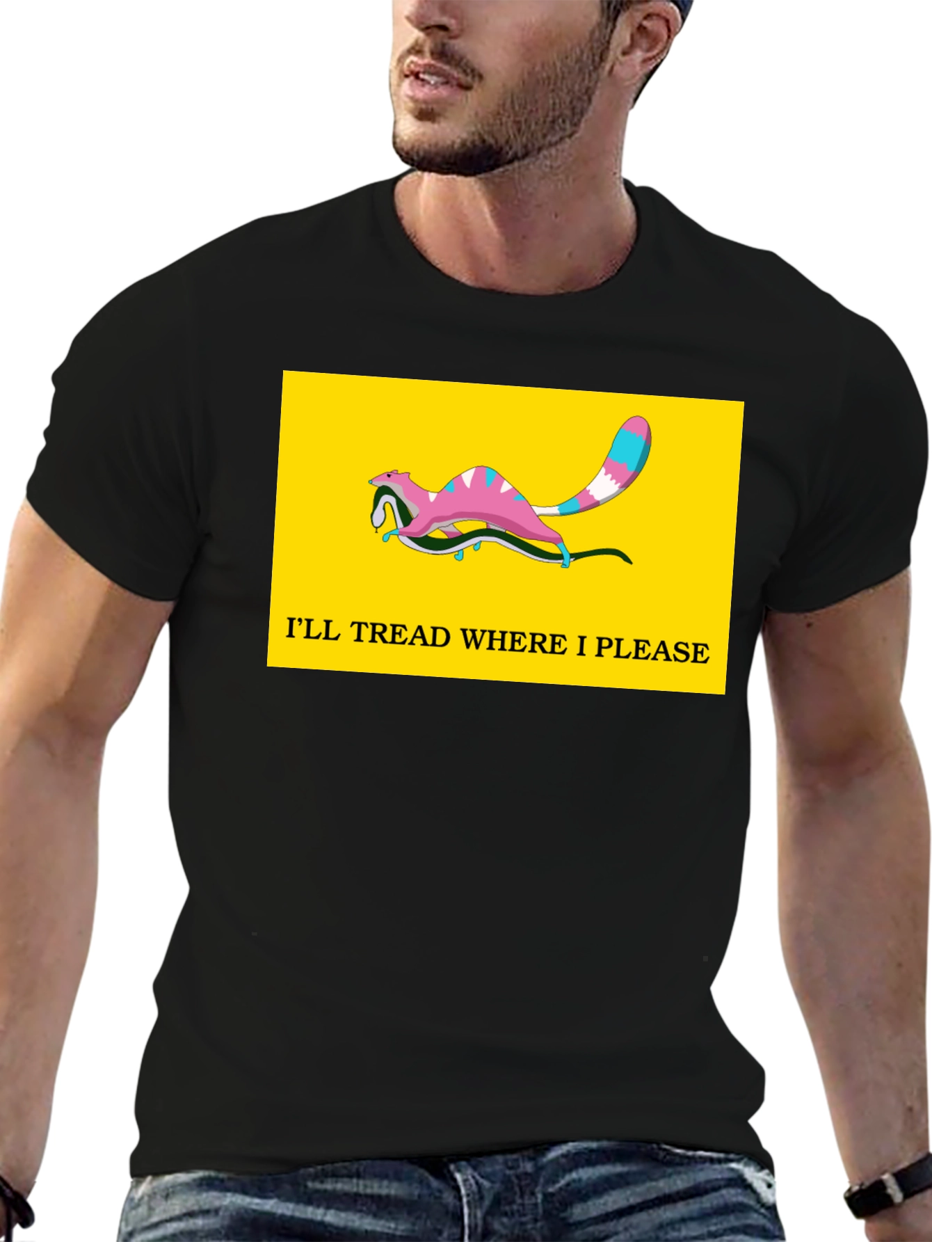 Ill Tread Where I Please Opossum T-Shirt