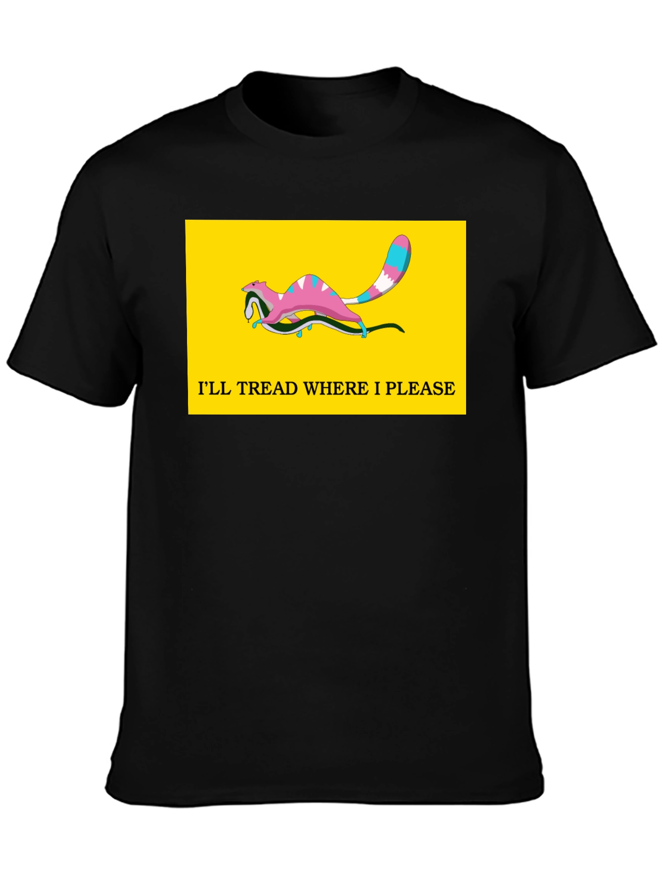 Ill Tread Where I Please Opossum T-Shirt