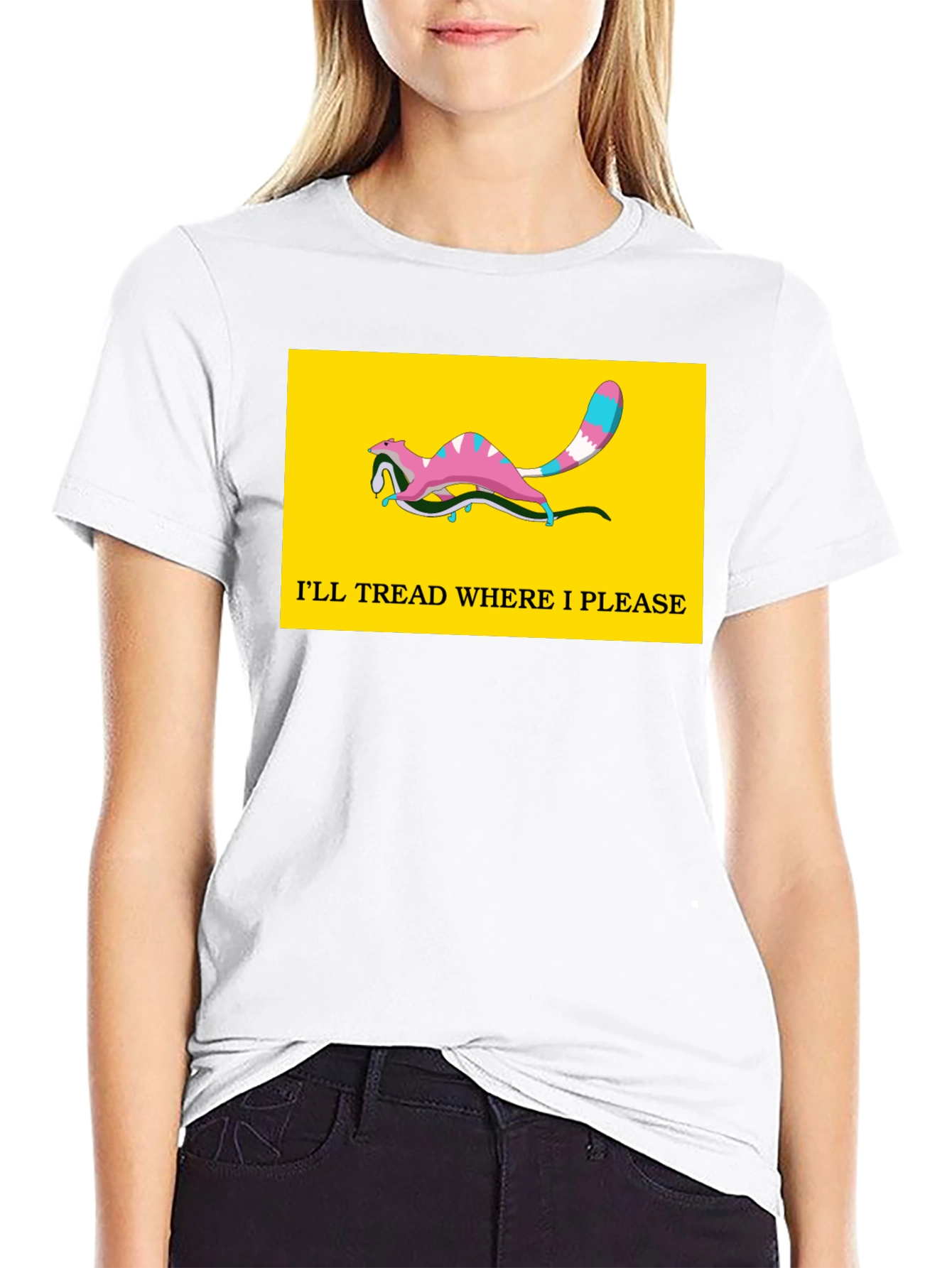 Ill Tread Where I Please Opossum T-Shirt