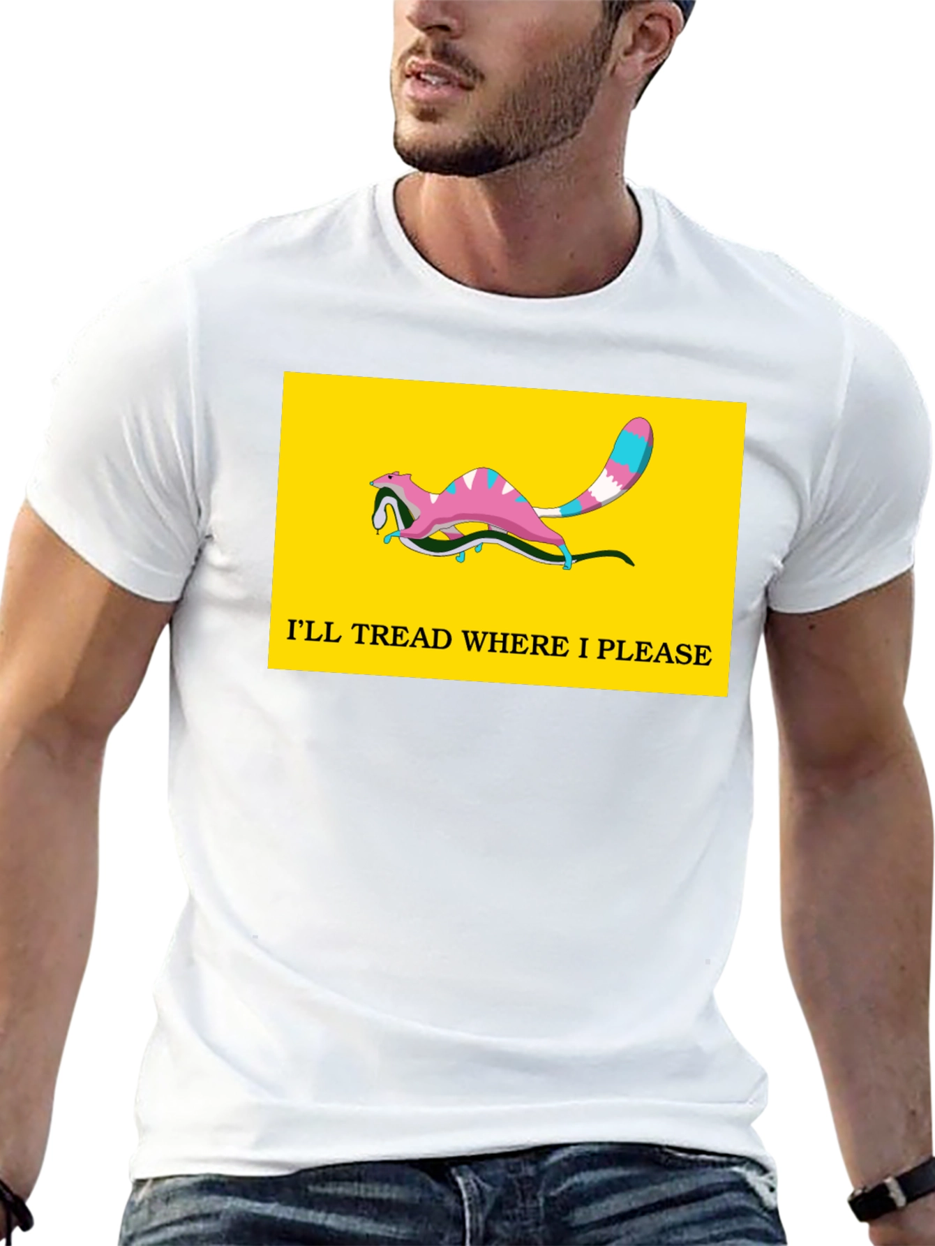 Ill Tread Where I Please Opossum T-Shirt
