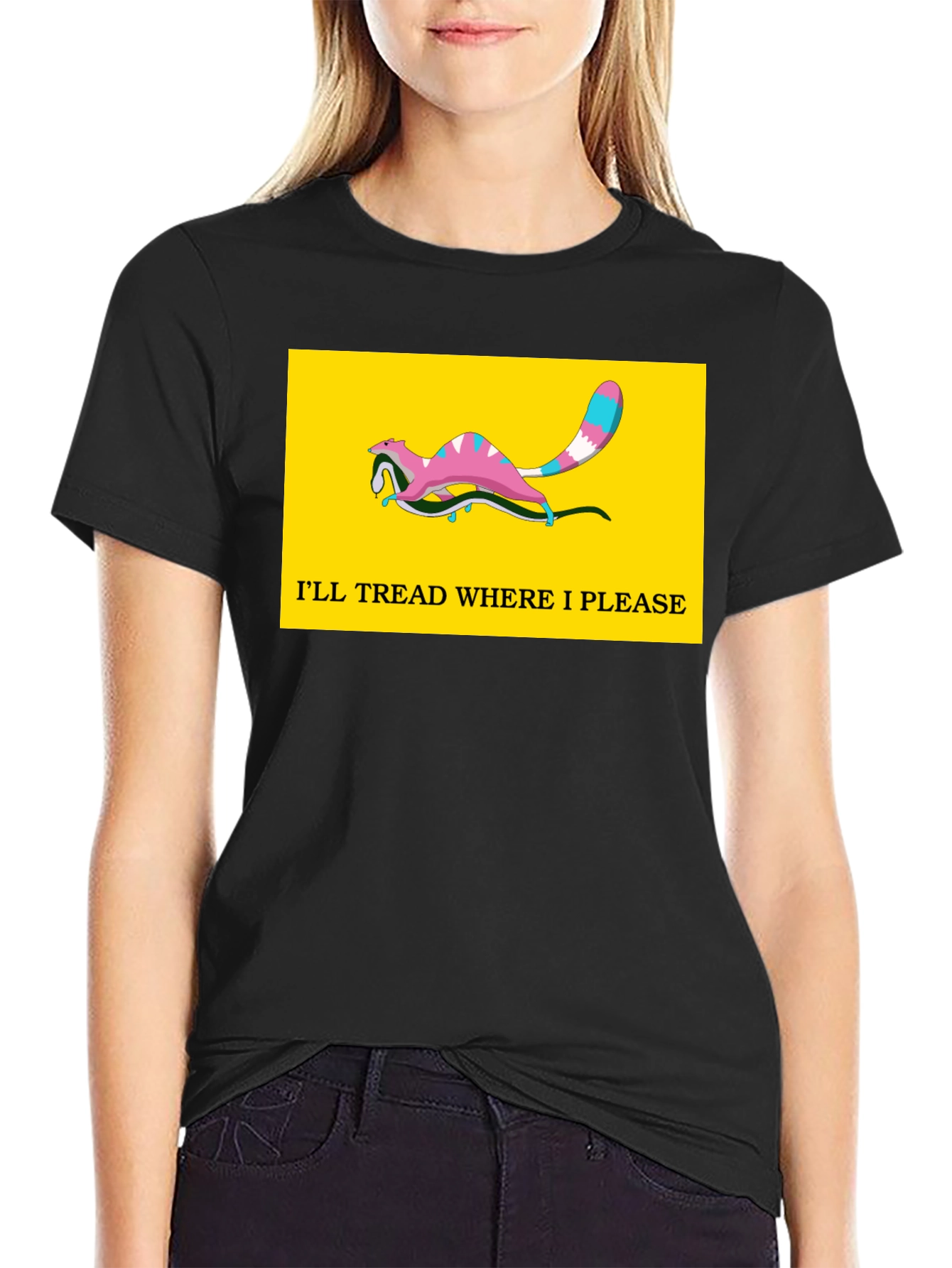 Ill Tread Where I Please Opossum T-Shirt