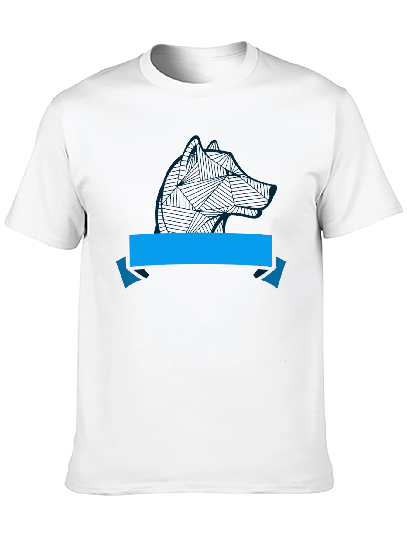 Geometric Wolf Graphic Tee