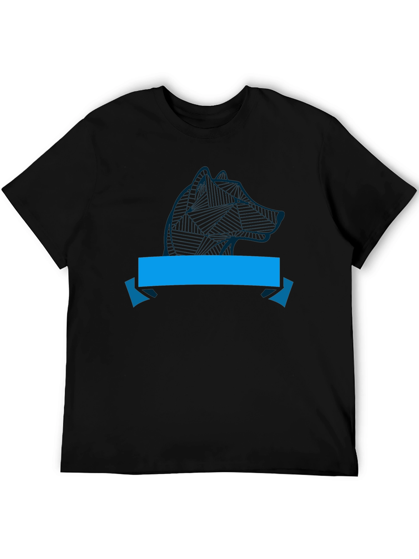 Geometric Wolf Graphic Tee