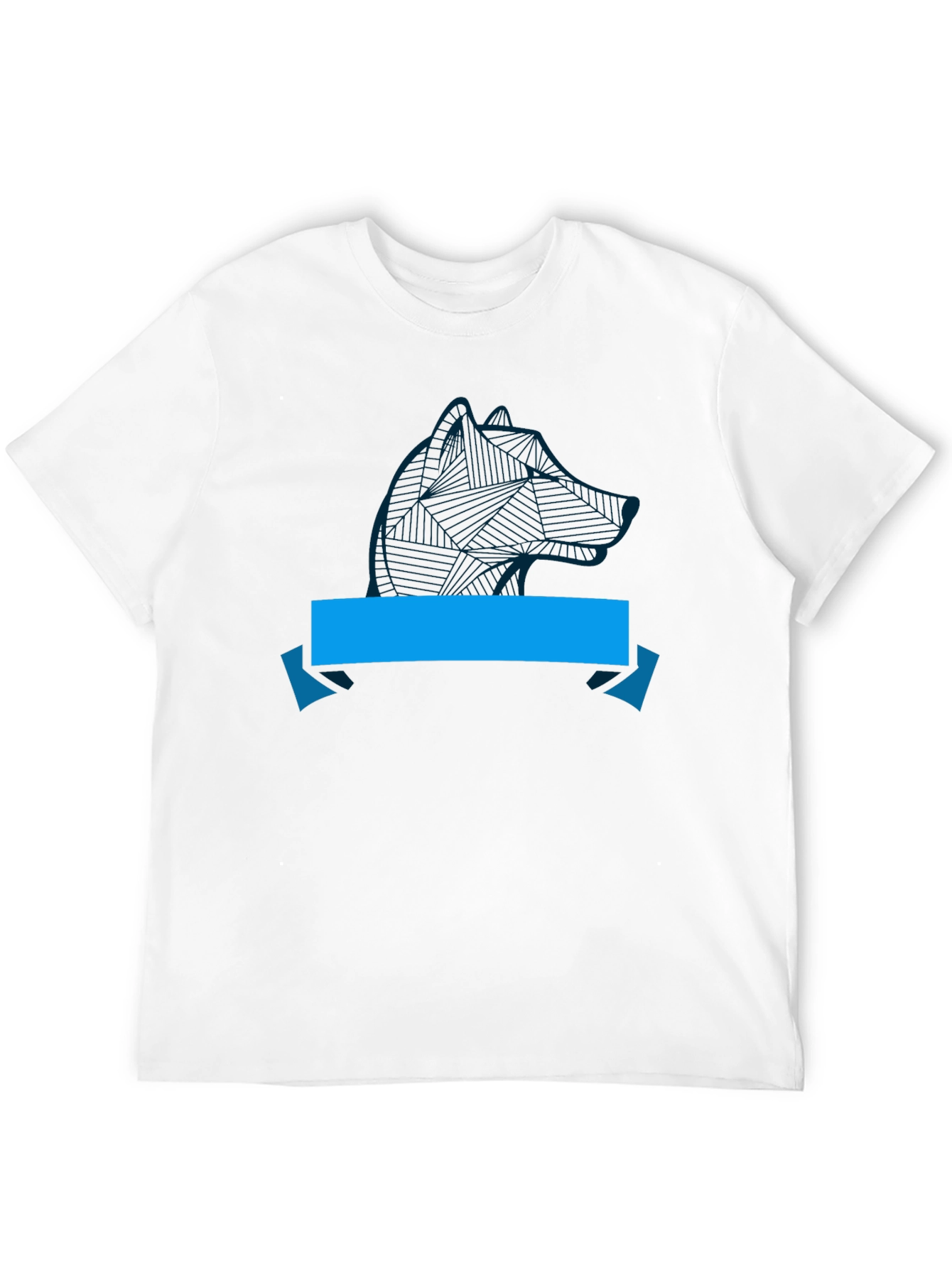 Geometric Wolf Graphic Tee