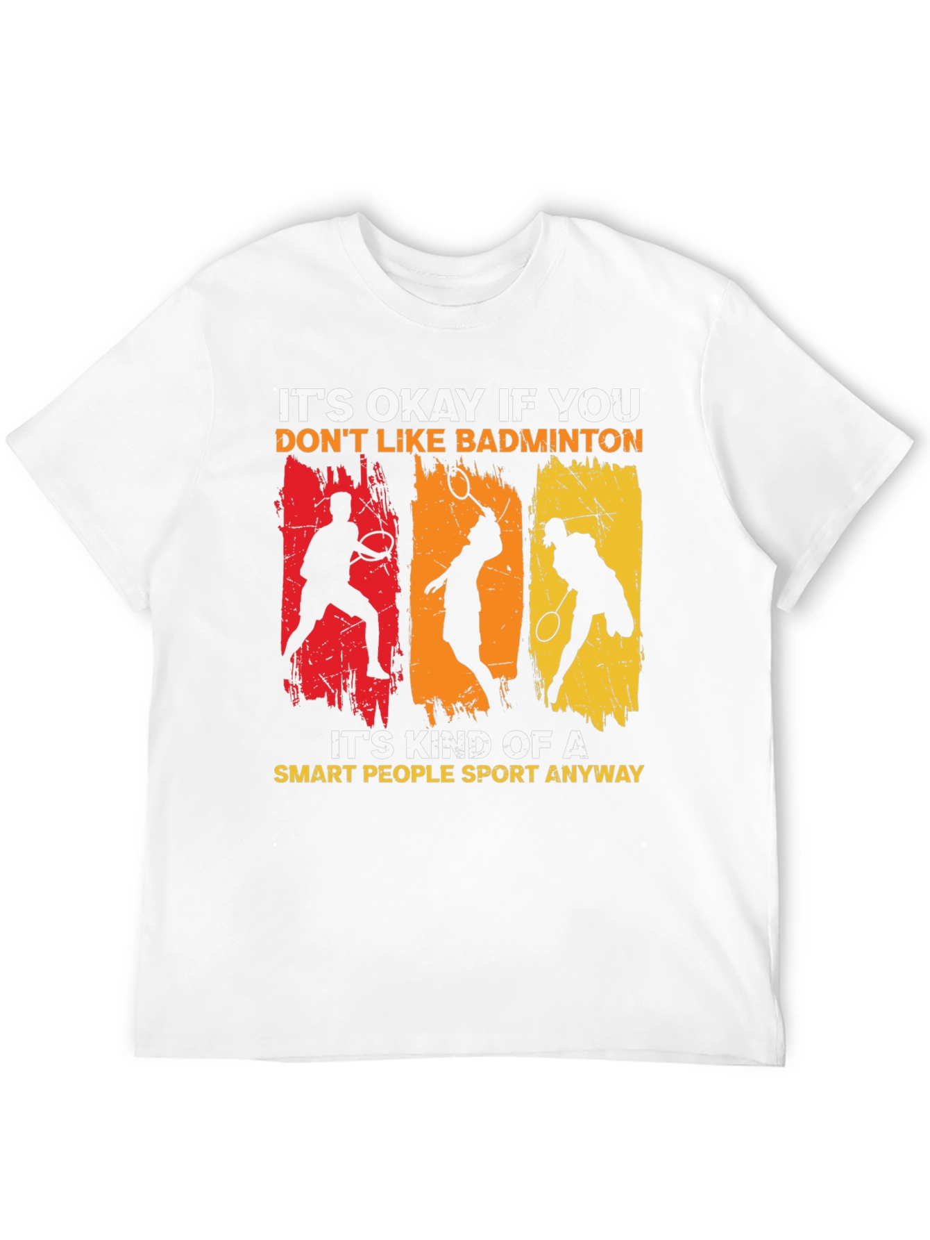 Funny Badminton Lover Graphic T-Shirt