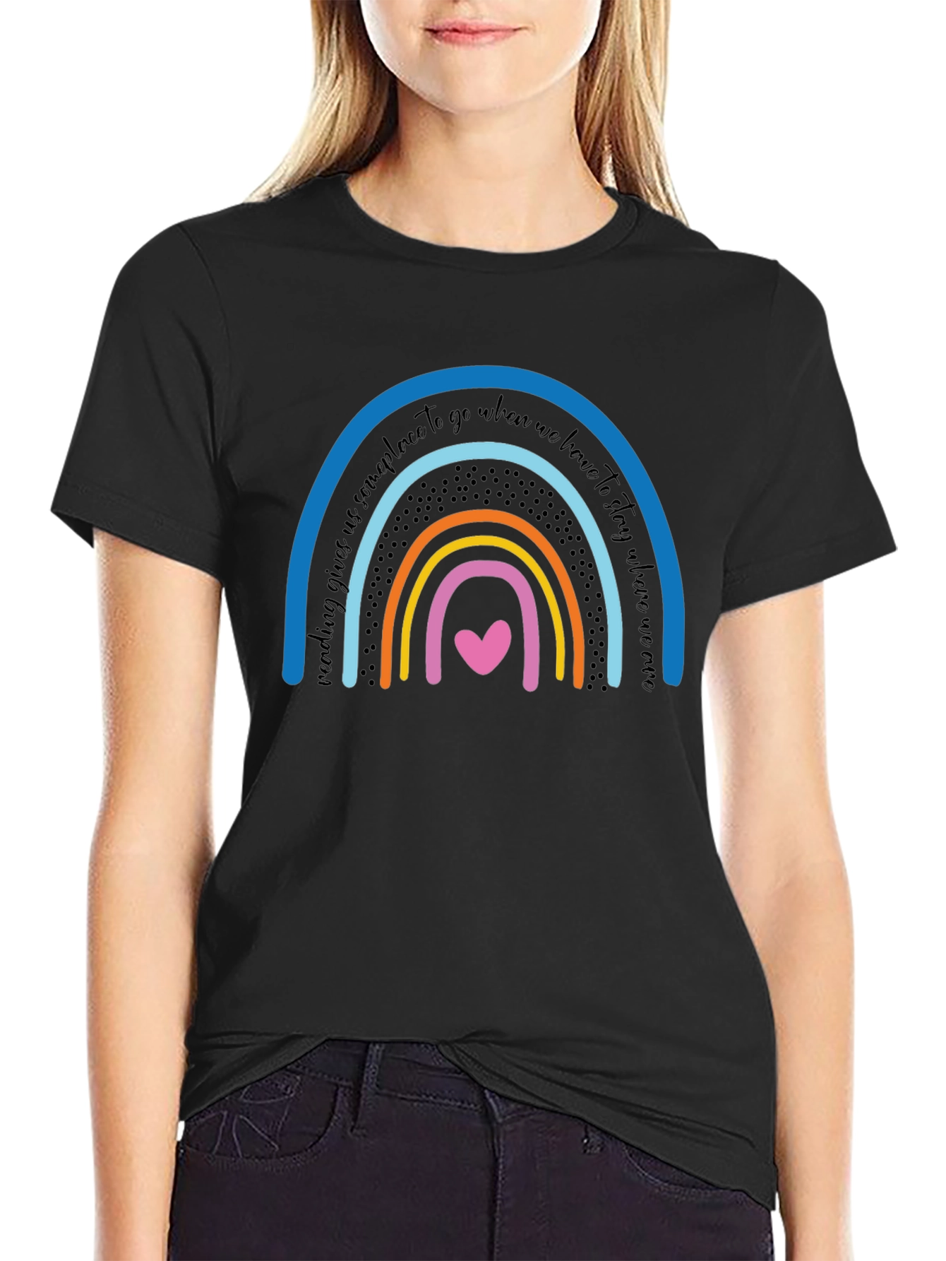 Reading Rainbow Graphic Tee