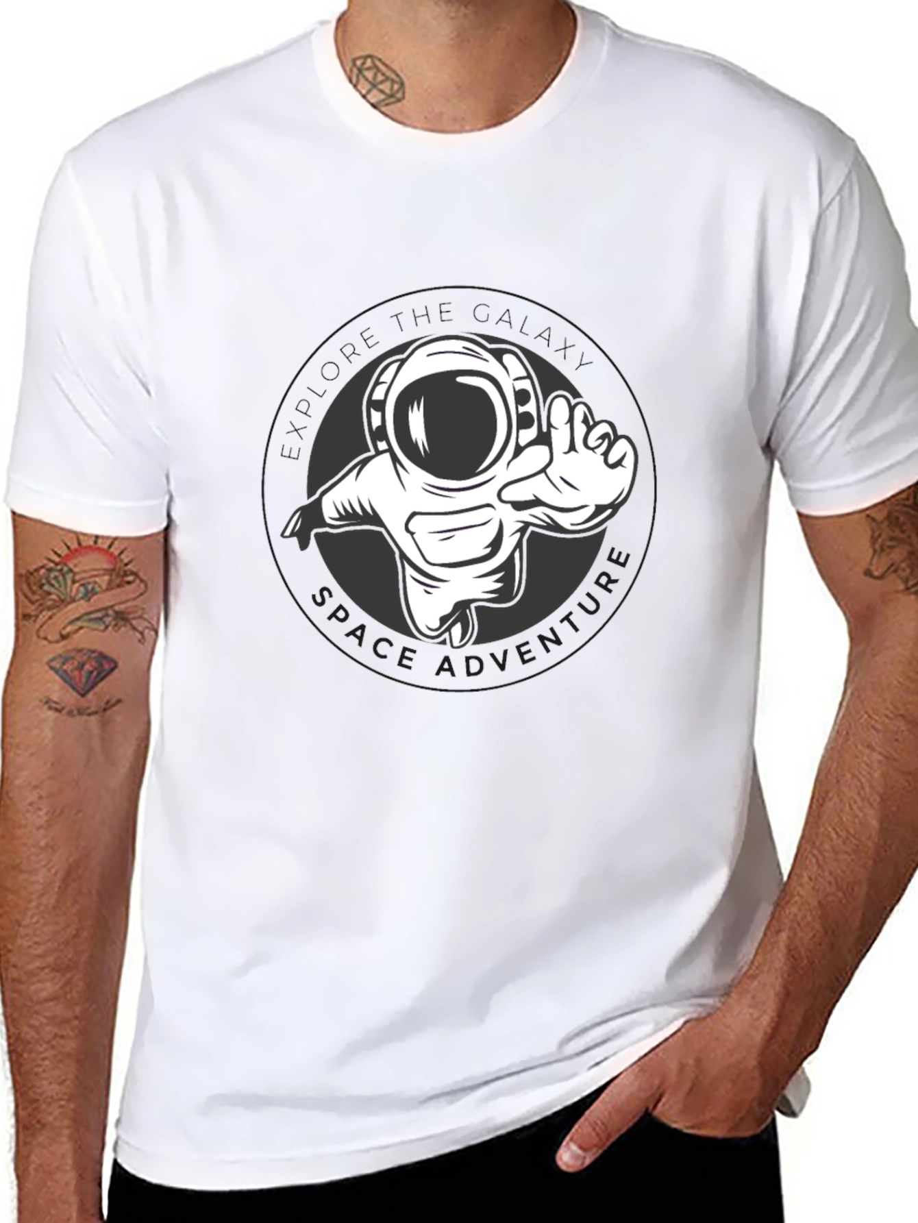 Space Adventure Graphic T-Shirt