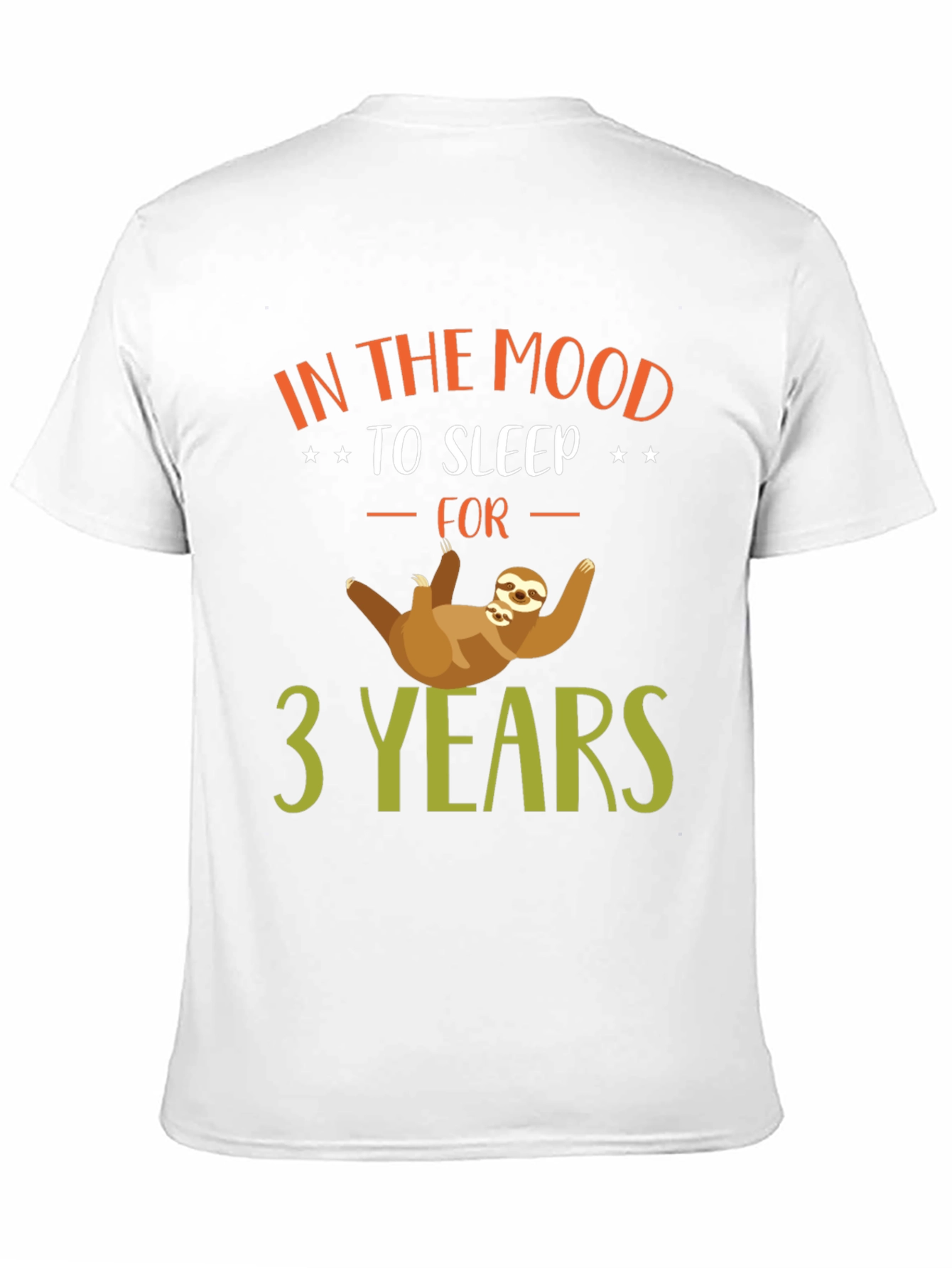Funny Sloth In the Mood to Sleep T-Shirt