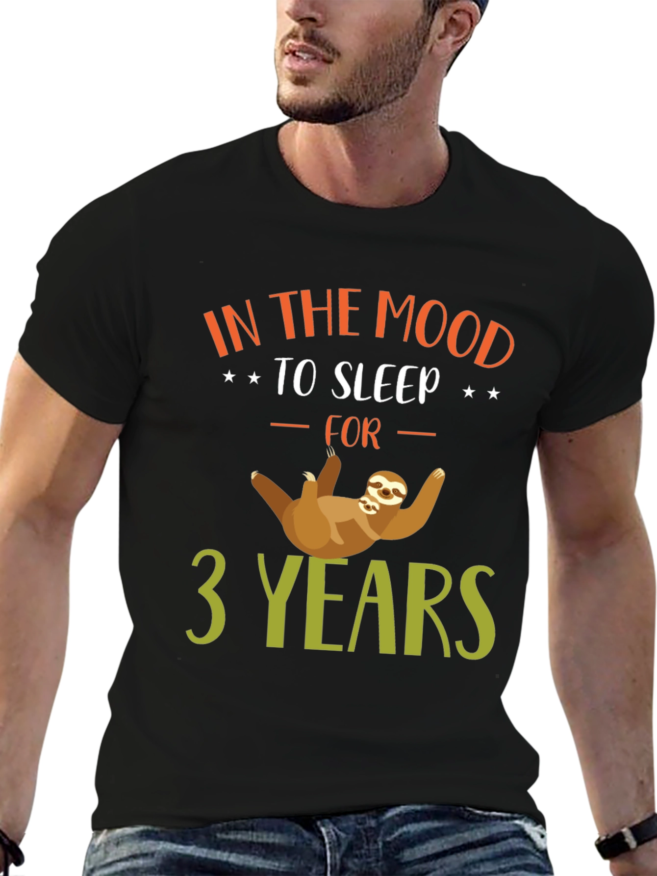 Funny Sloth In the Mood to Sleep T-Shirt