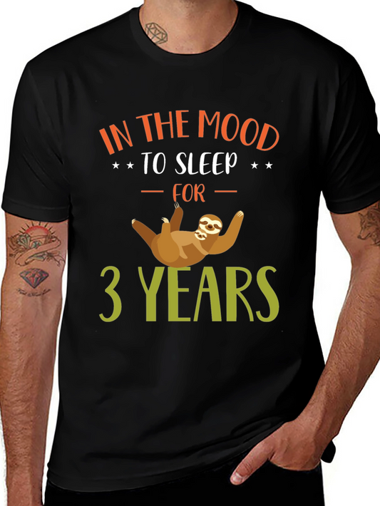 Funny Sloth In the Mood to Sleep T-Shirt