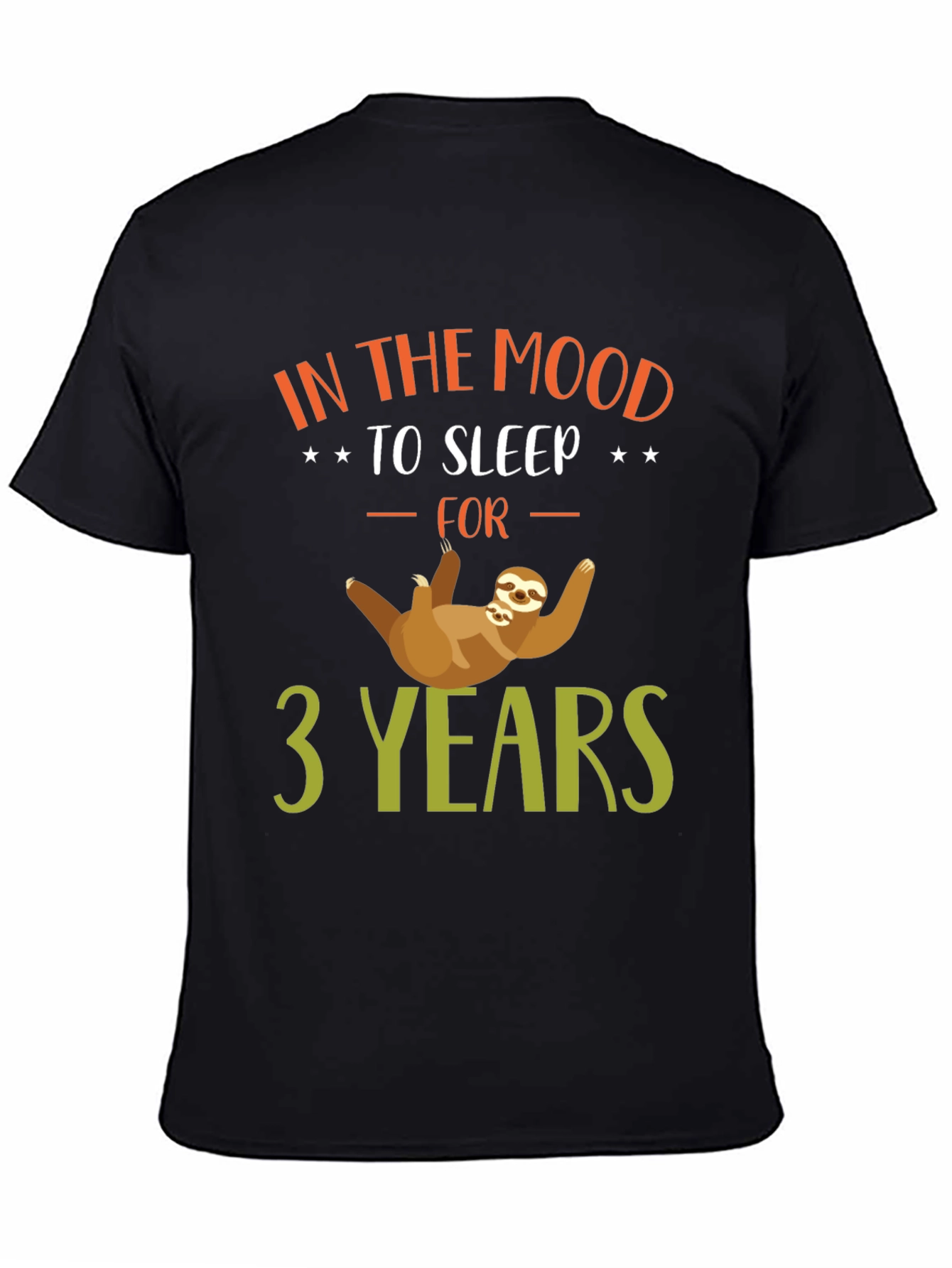 Funny Sloth In the Mood to Sleep T-Shirt