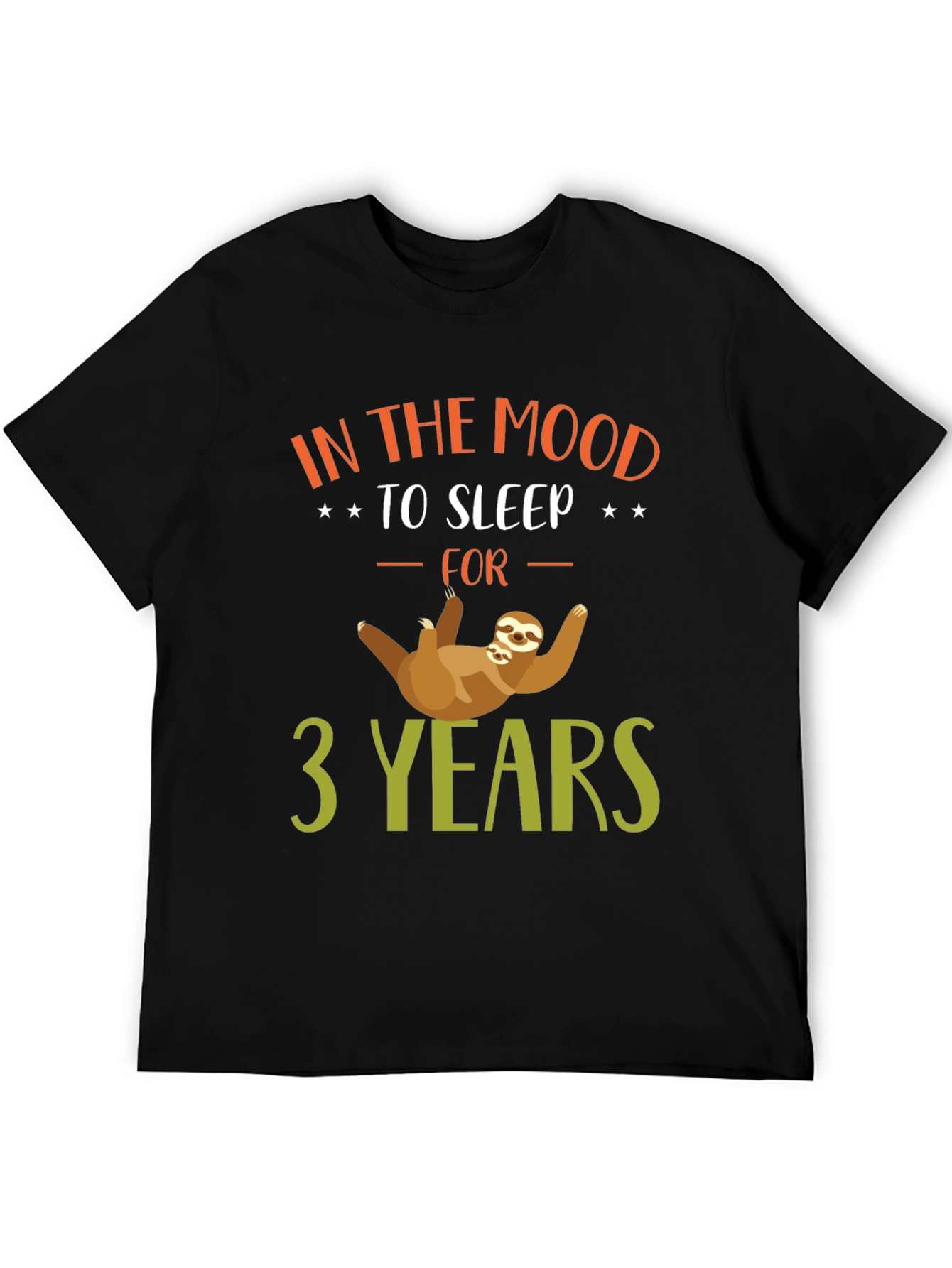 Funny Sloth In the Mood to Sleep T-Shirt