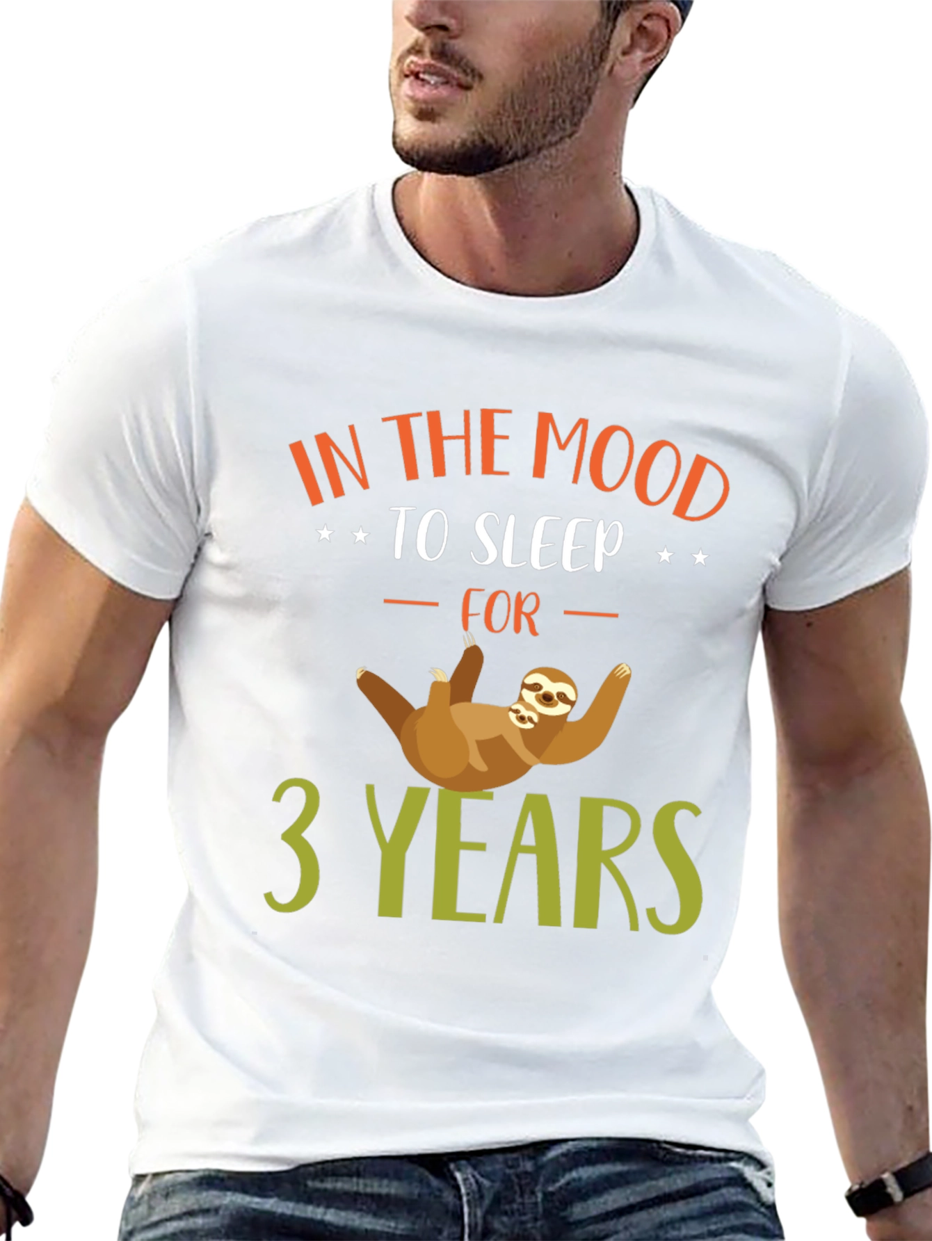 Funny Sloth In the Mood to Sleep T-Shirt