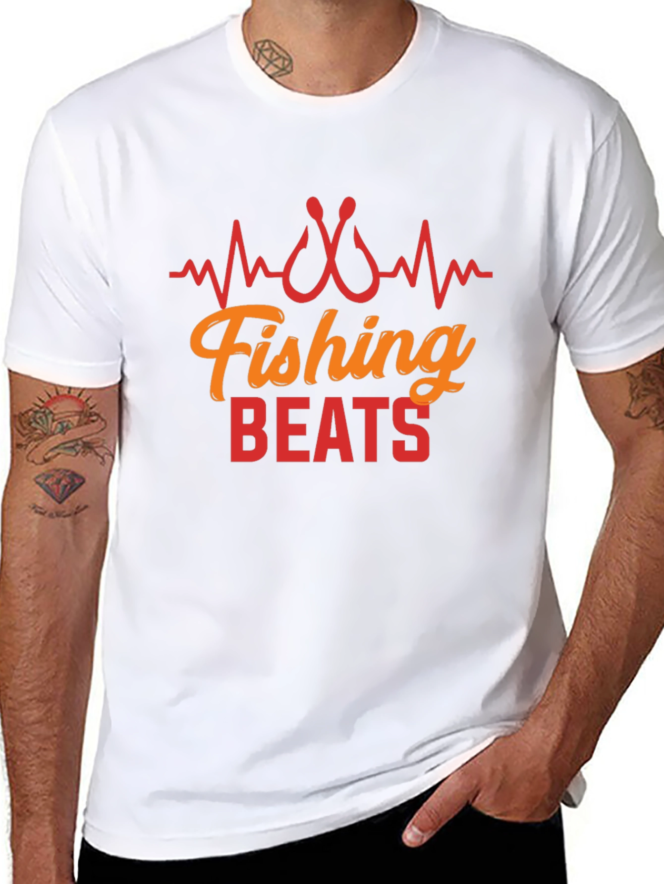 Fishing Beats T-Shirt - Perfect for Anglers