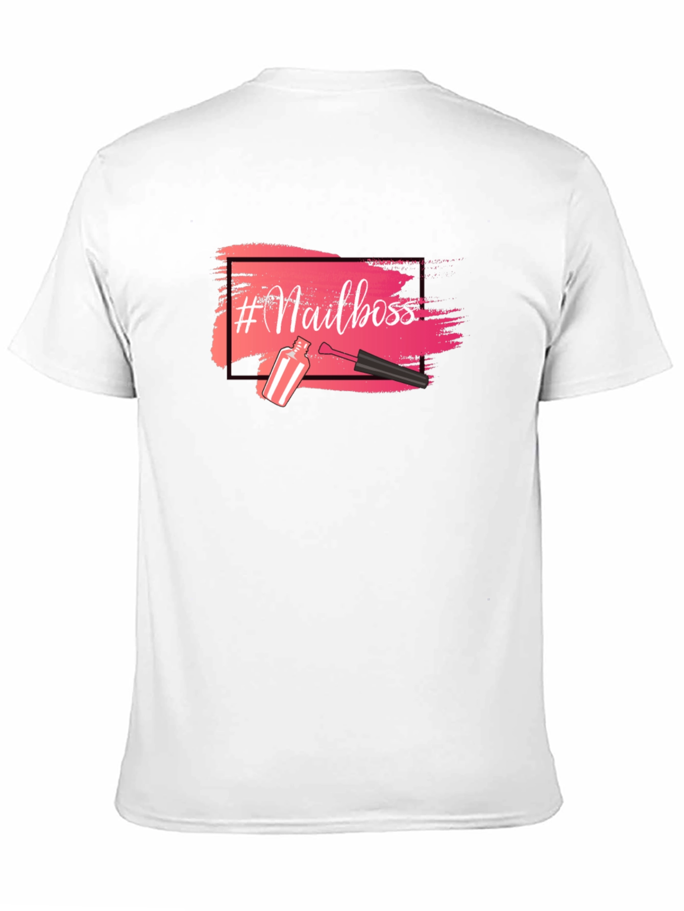 #Nailboss Graphic T-Shirt - Black Crew Neck