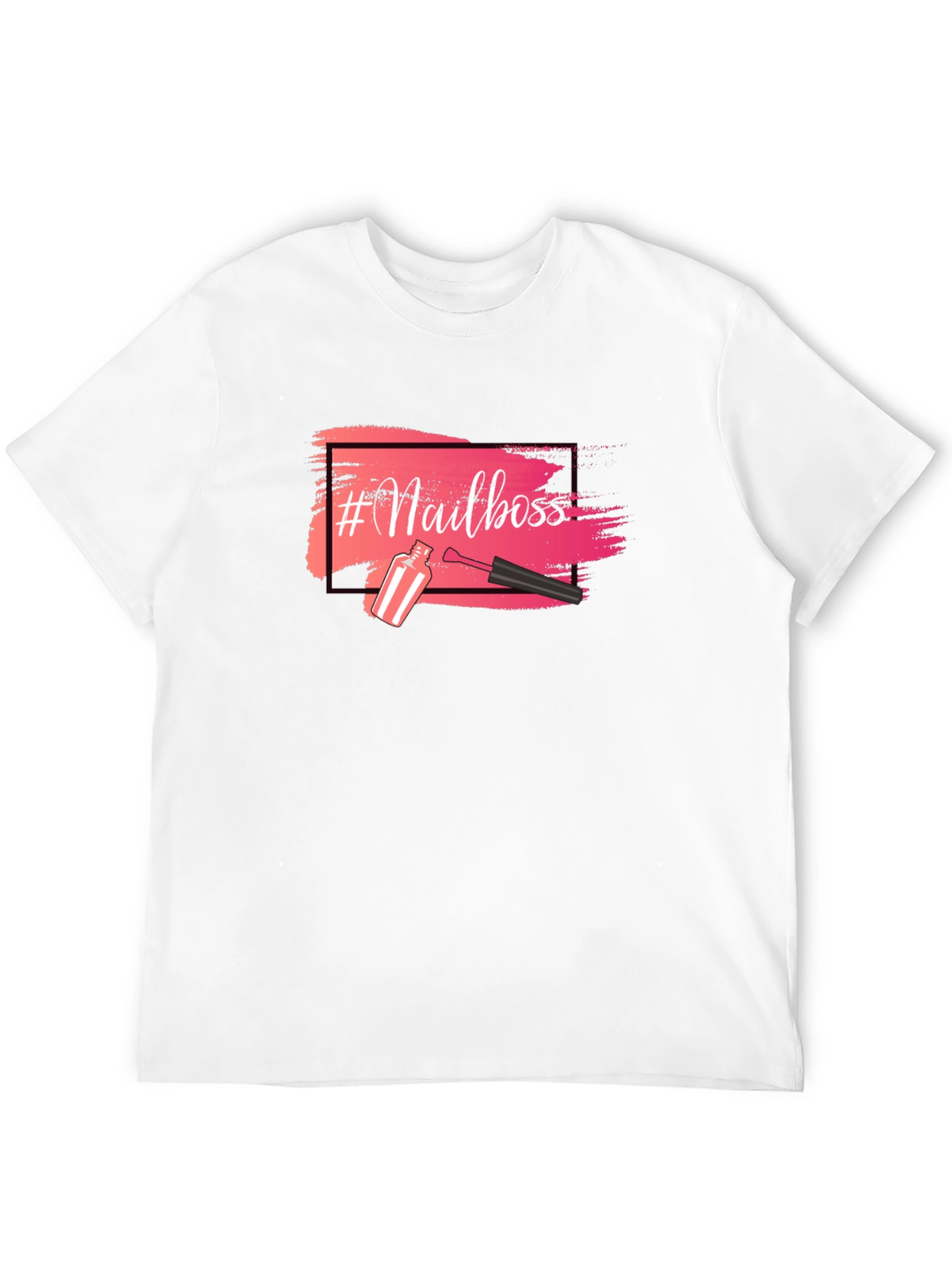 #Nailboss Graphic T-Shirt - Black Crew Neck