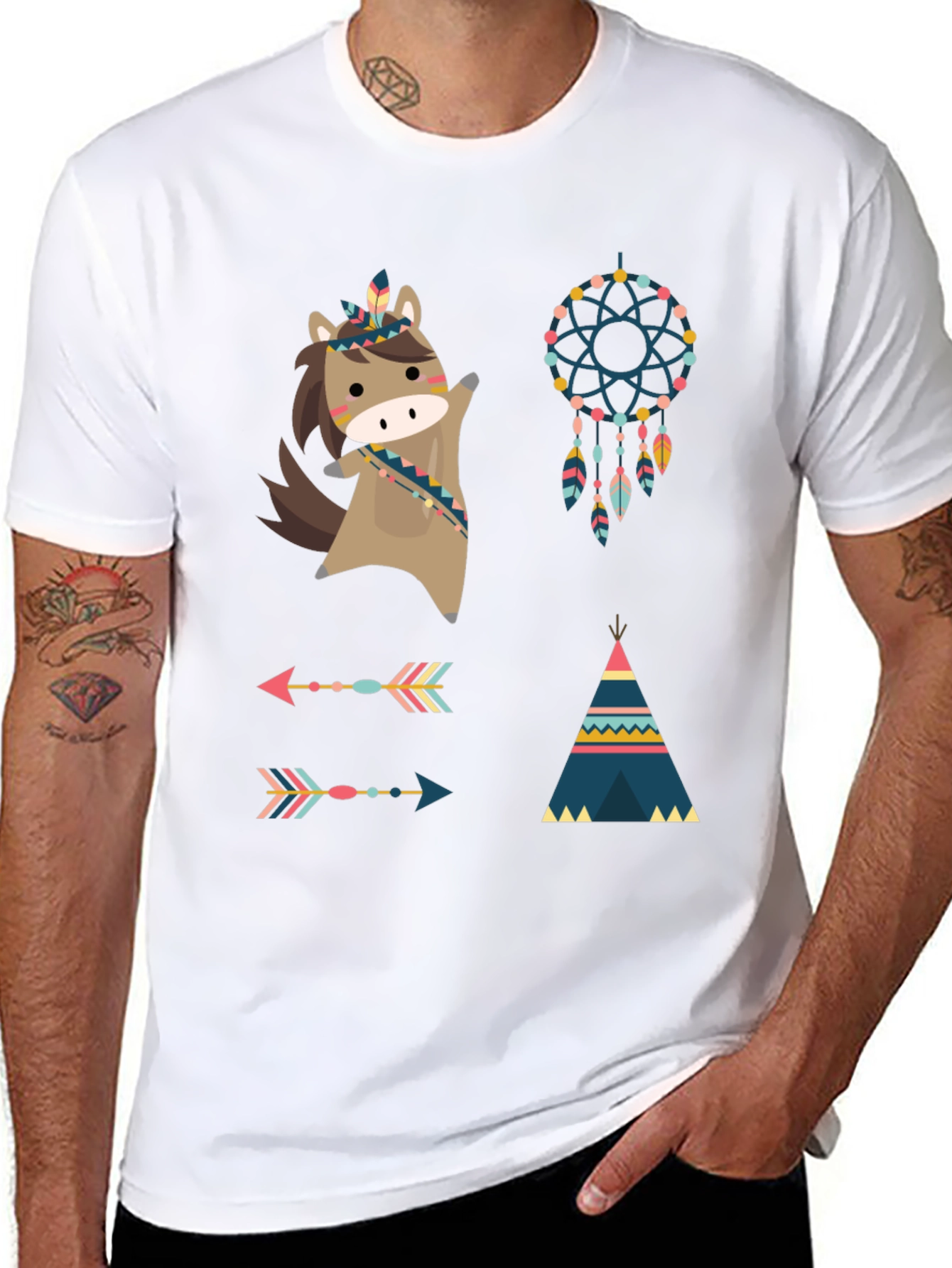 Boho Style Graphic Tee
