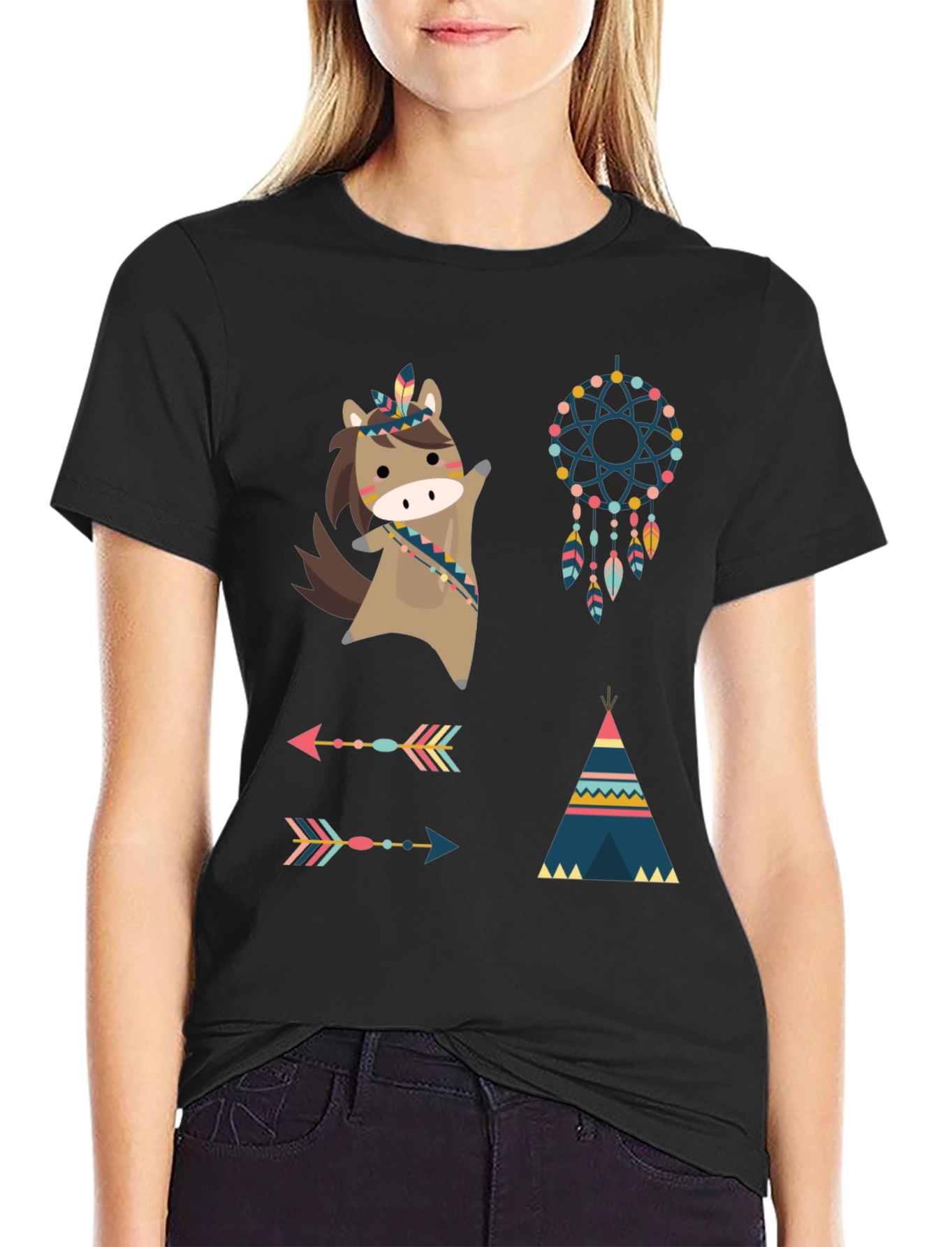 Boho Style Graphic Tee