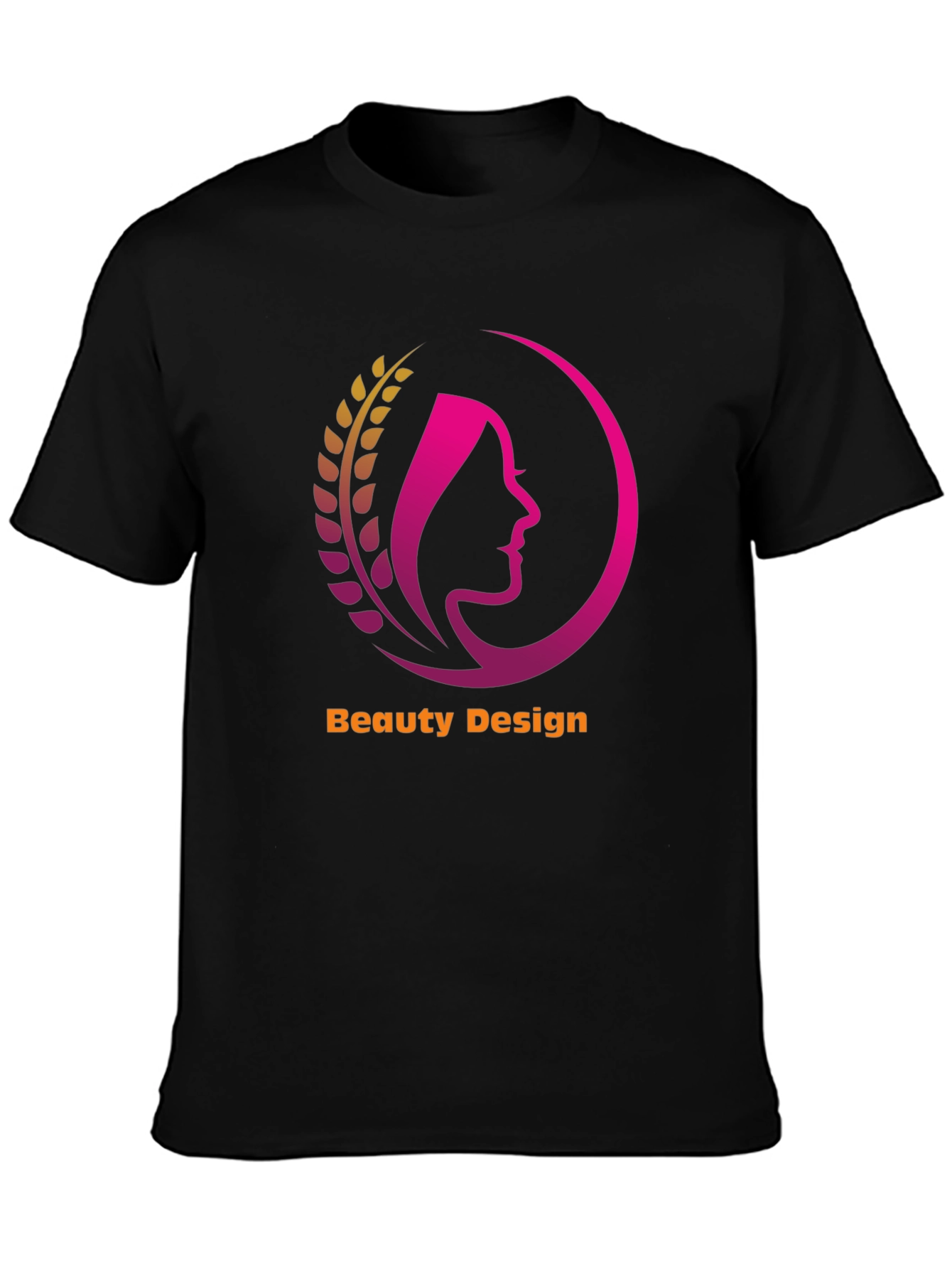 Beauty Design Graphic Tee - Unisex Black T-Shirt