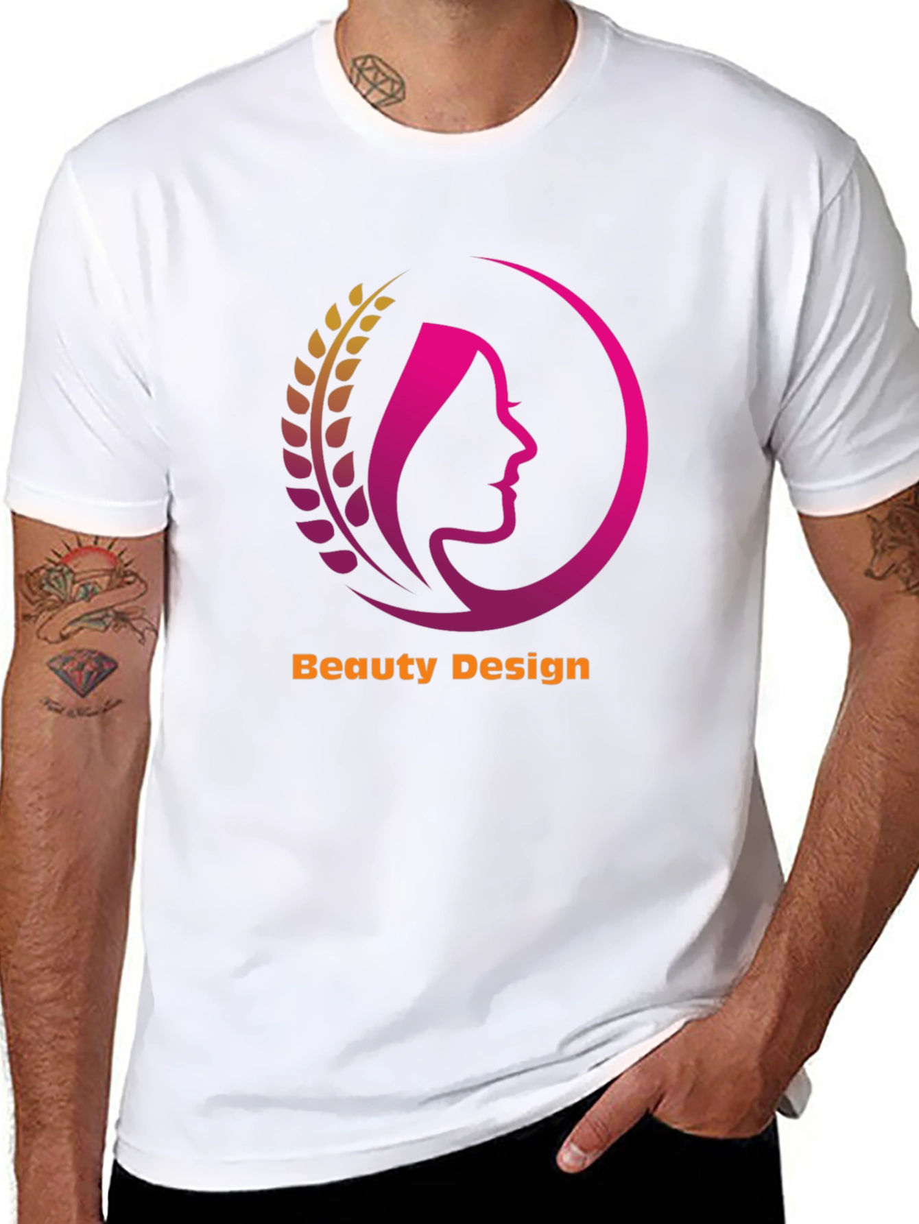Beauty Design Graphic Tee - Unisex Black T-Shirt