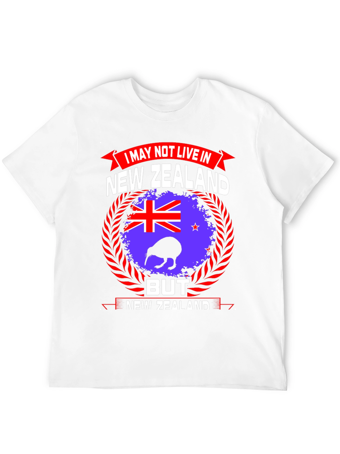 New Zealand Pride T-Shirt: Kiwi Flag Souvenir