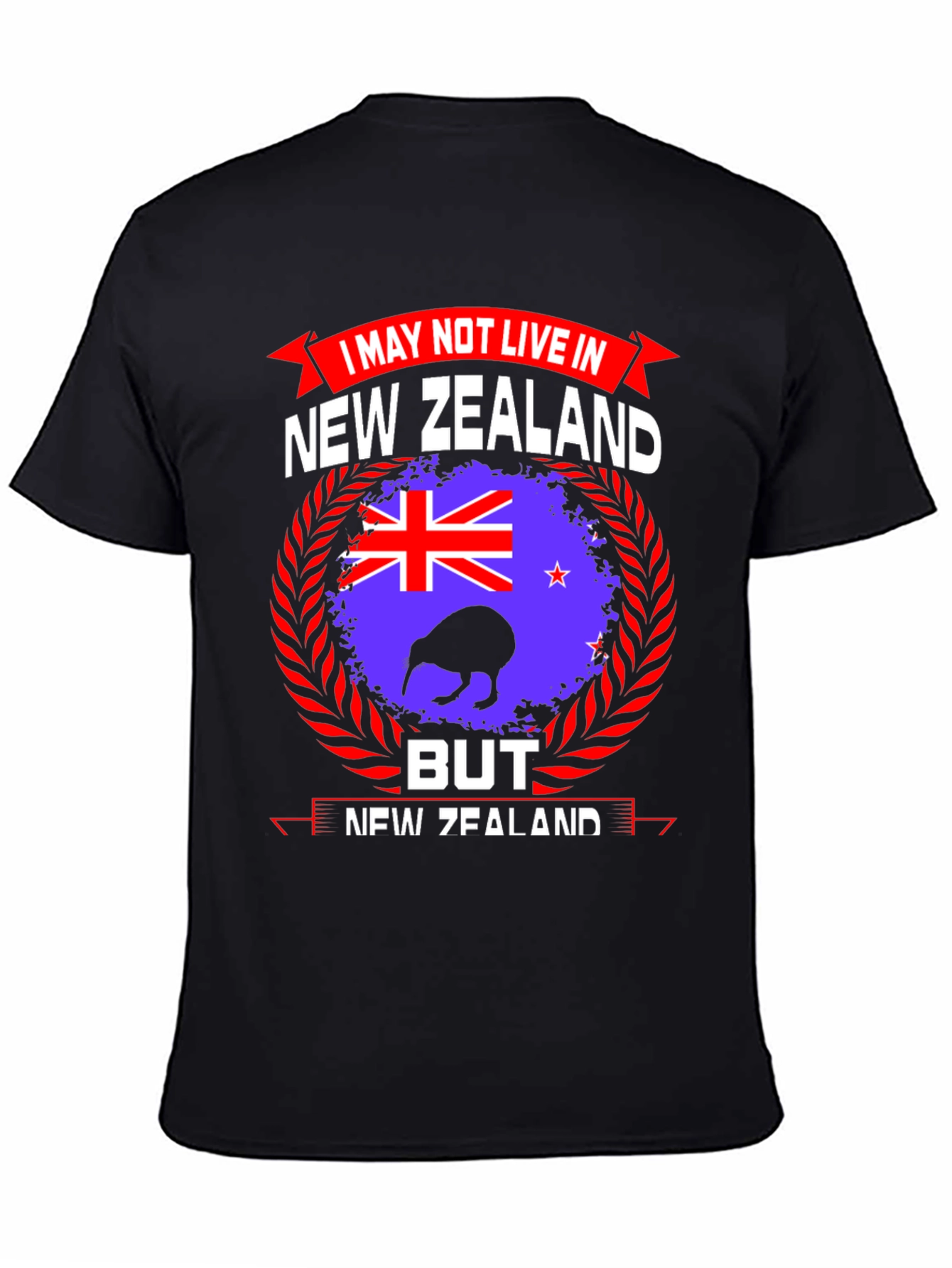 New Zealand Pride T-Shirt: Kiwi Flag Souvenir