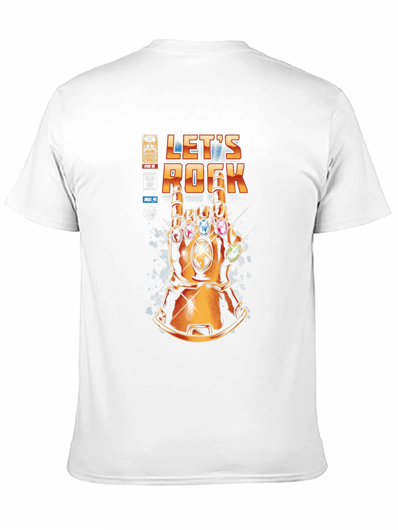 Lets Rock Infinity Gauntlet T-Shirt