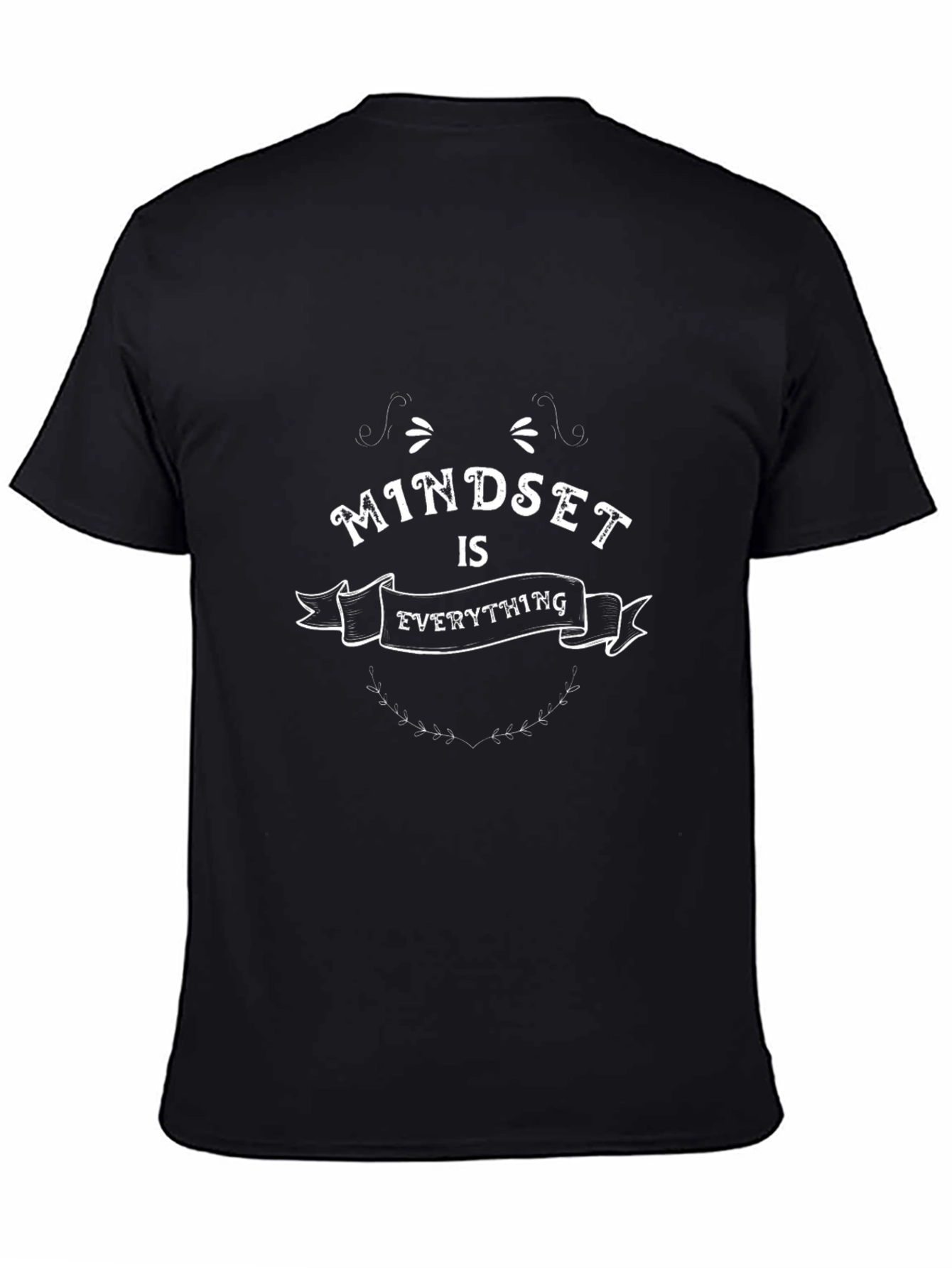 Mindset is Everything Black Graphic Tee