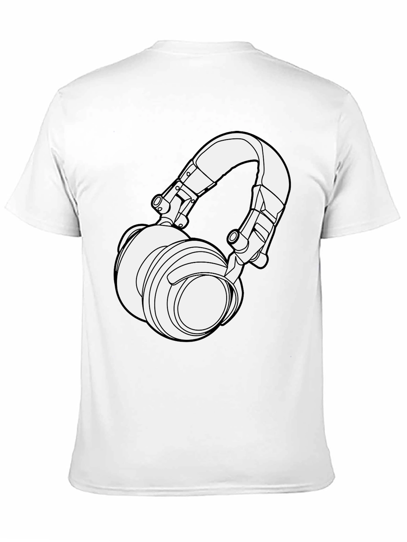 Headphone Graphic T-Shirt - Stylish Music Lover Tee