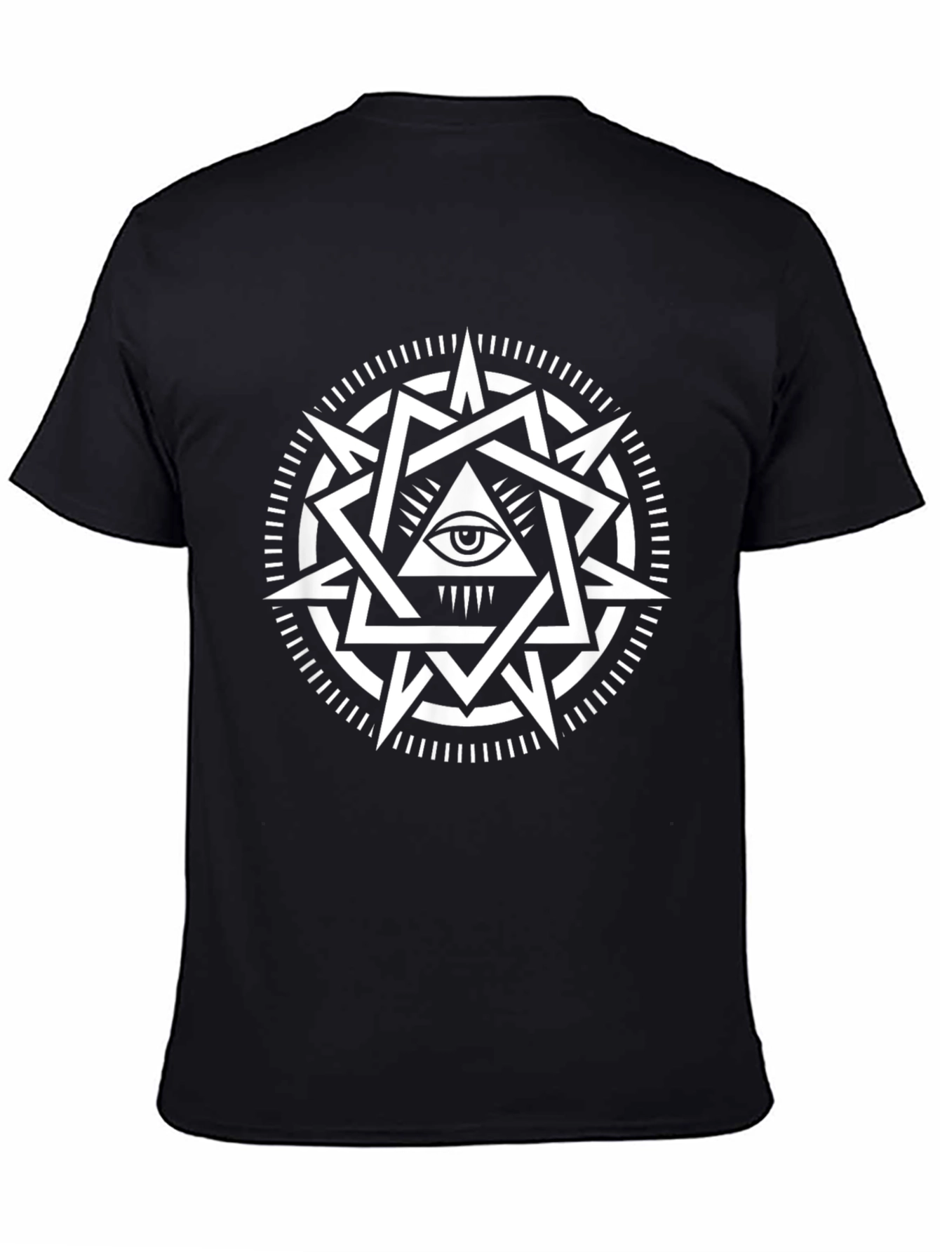 Illuminati Eye Star Black T-Shirt