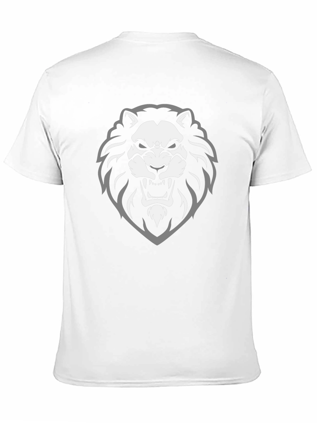 Lion Graphic Black T-Shirt - Fierce Style