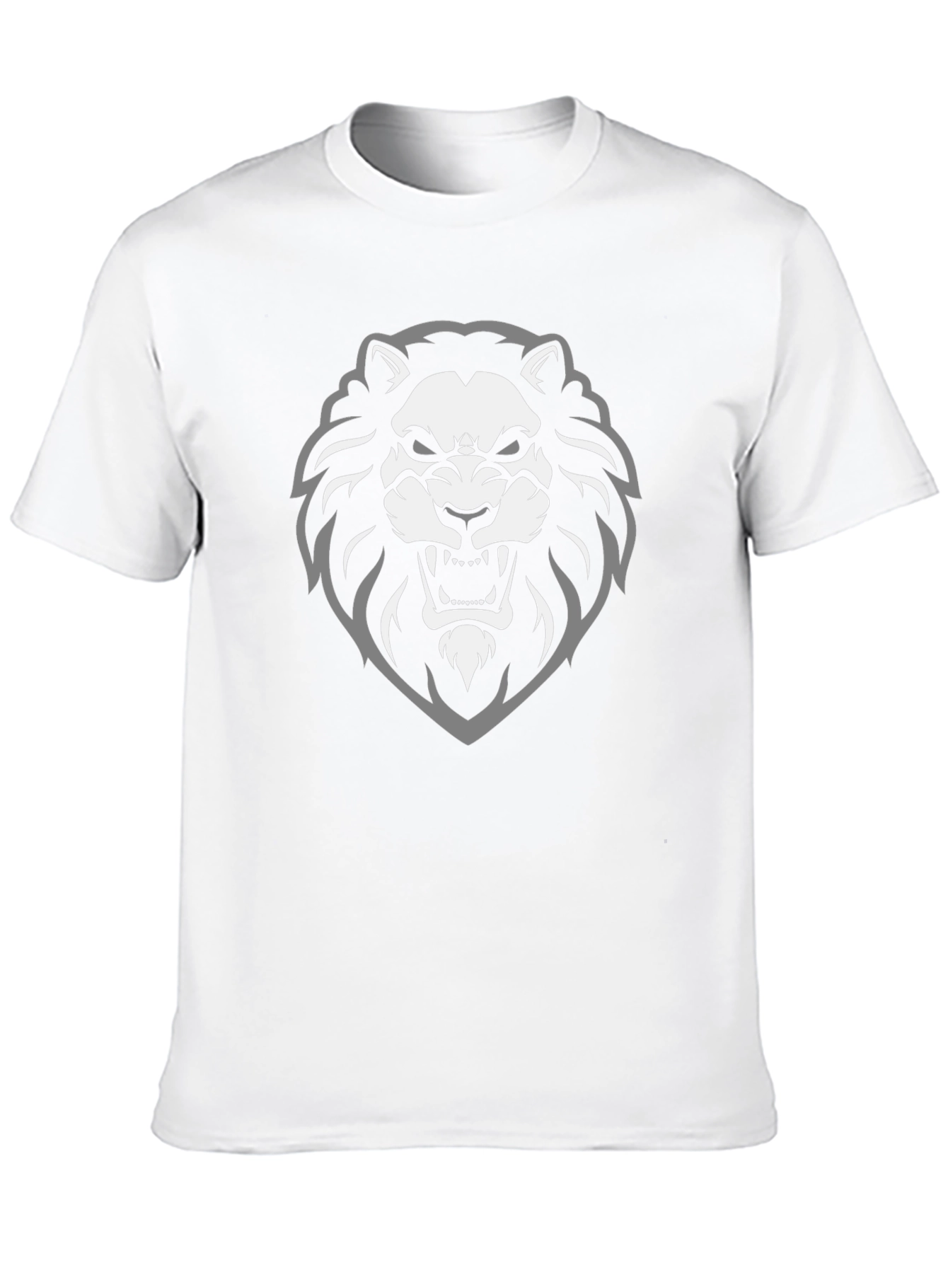 Lion Graphic Black T-Shirt - Fierce Style
