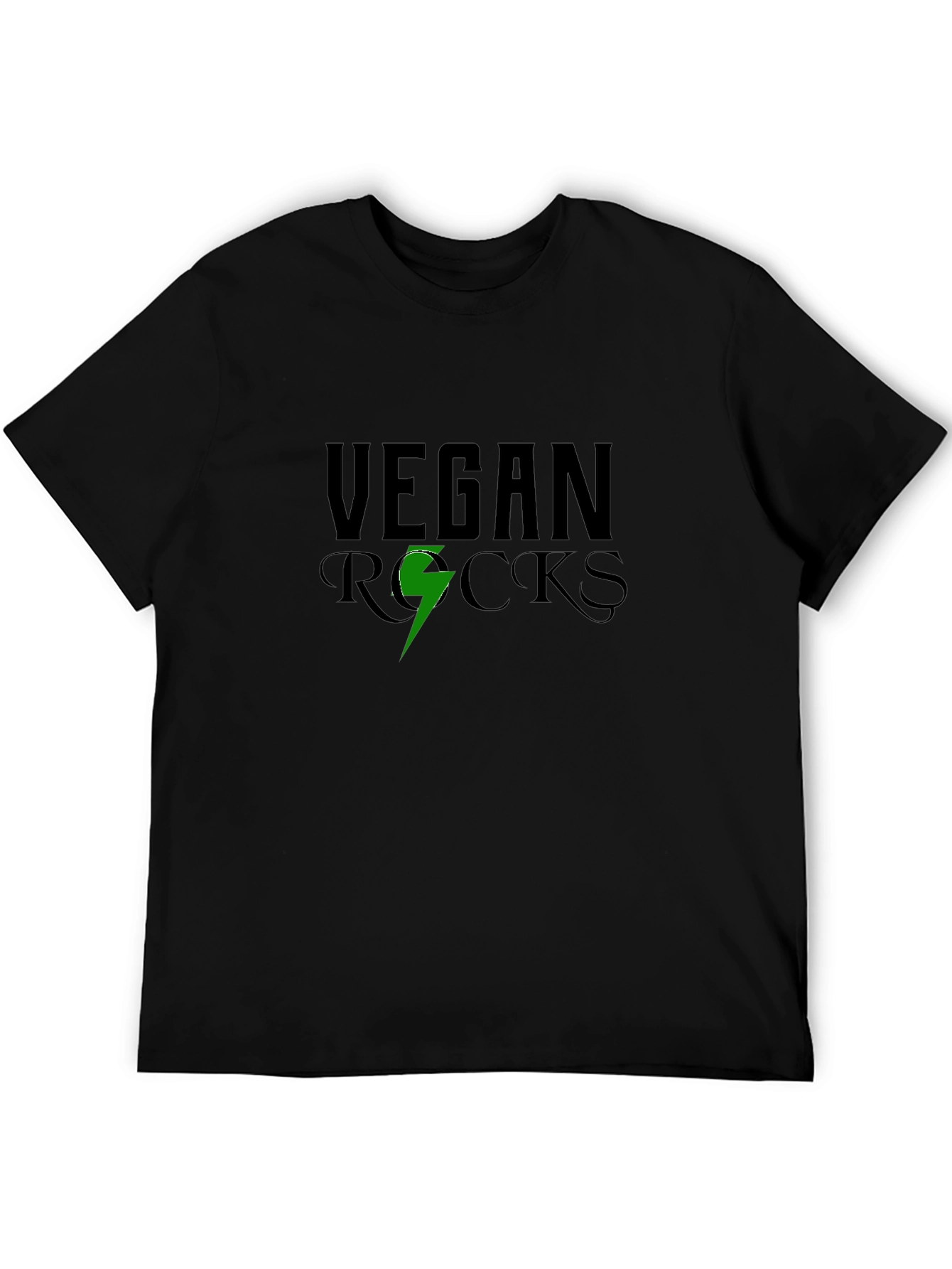 Vegan Rocks T-Shirt - Black
