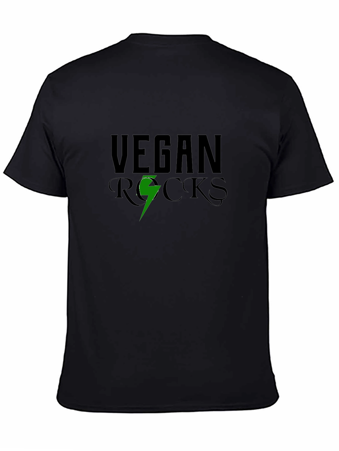 Vegan Rocks T-Shirt - Black