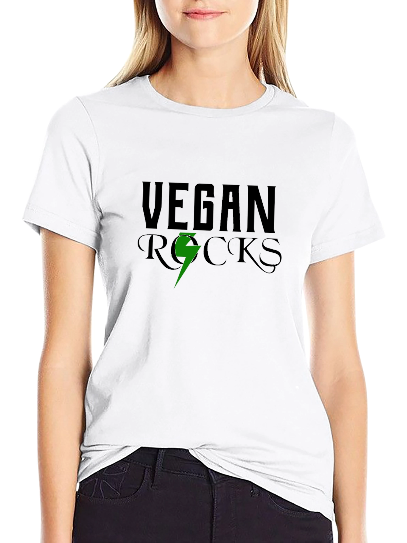 Vegan Rocks T-Shirt - Black