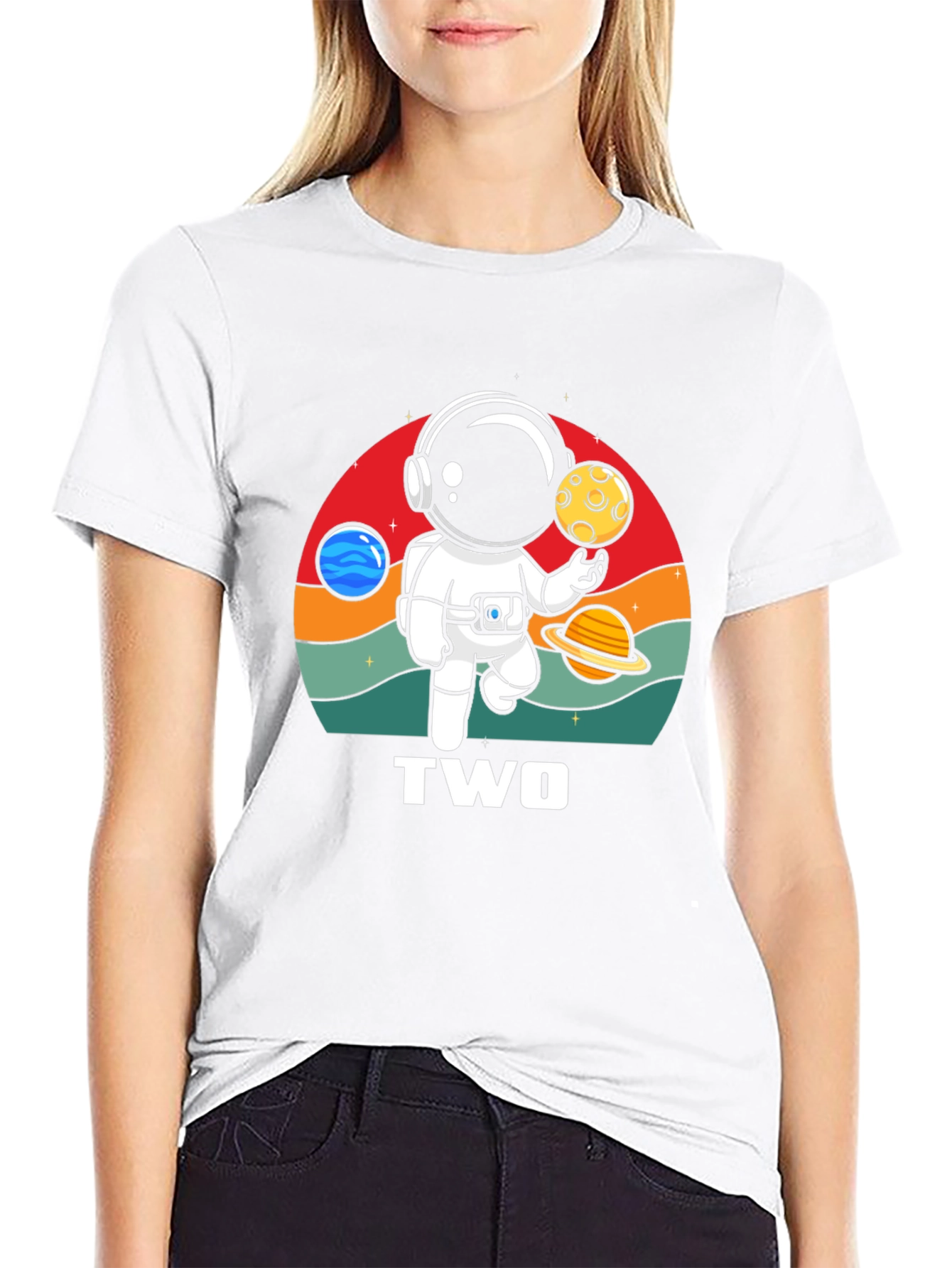 Astronaut Two Birthday T-Shirt