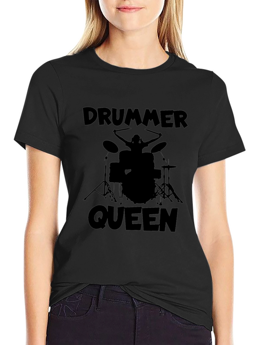 Drummer Queen Graphic T-Shirt