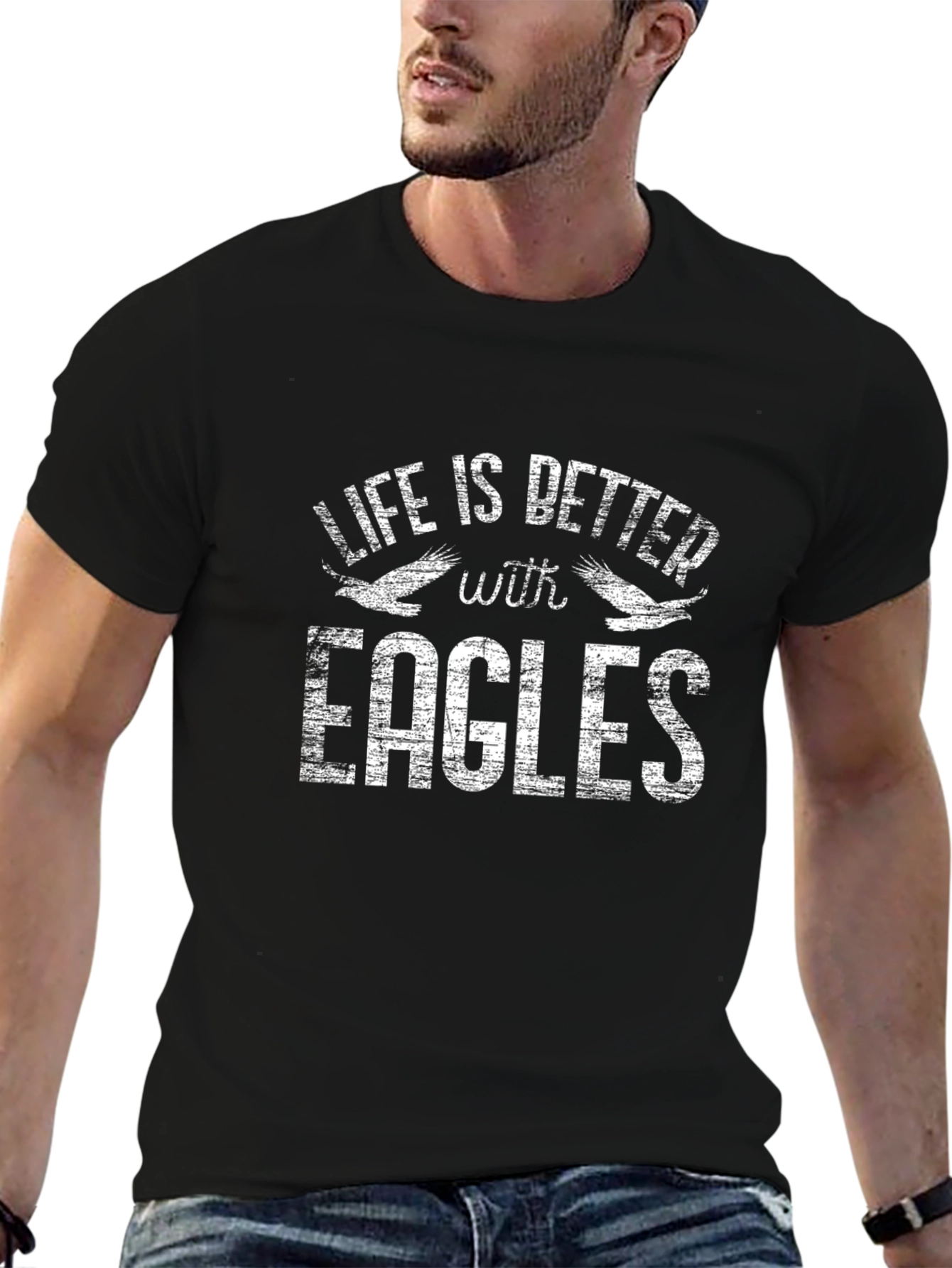 Life is Better with Eagles Graphic T-Shirt