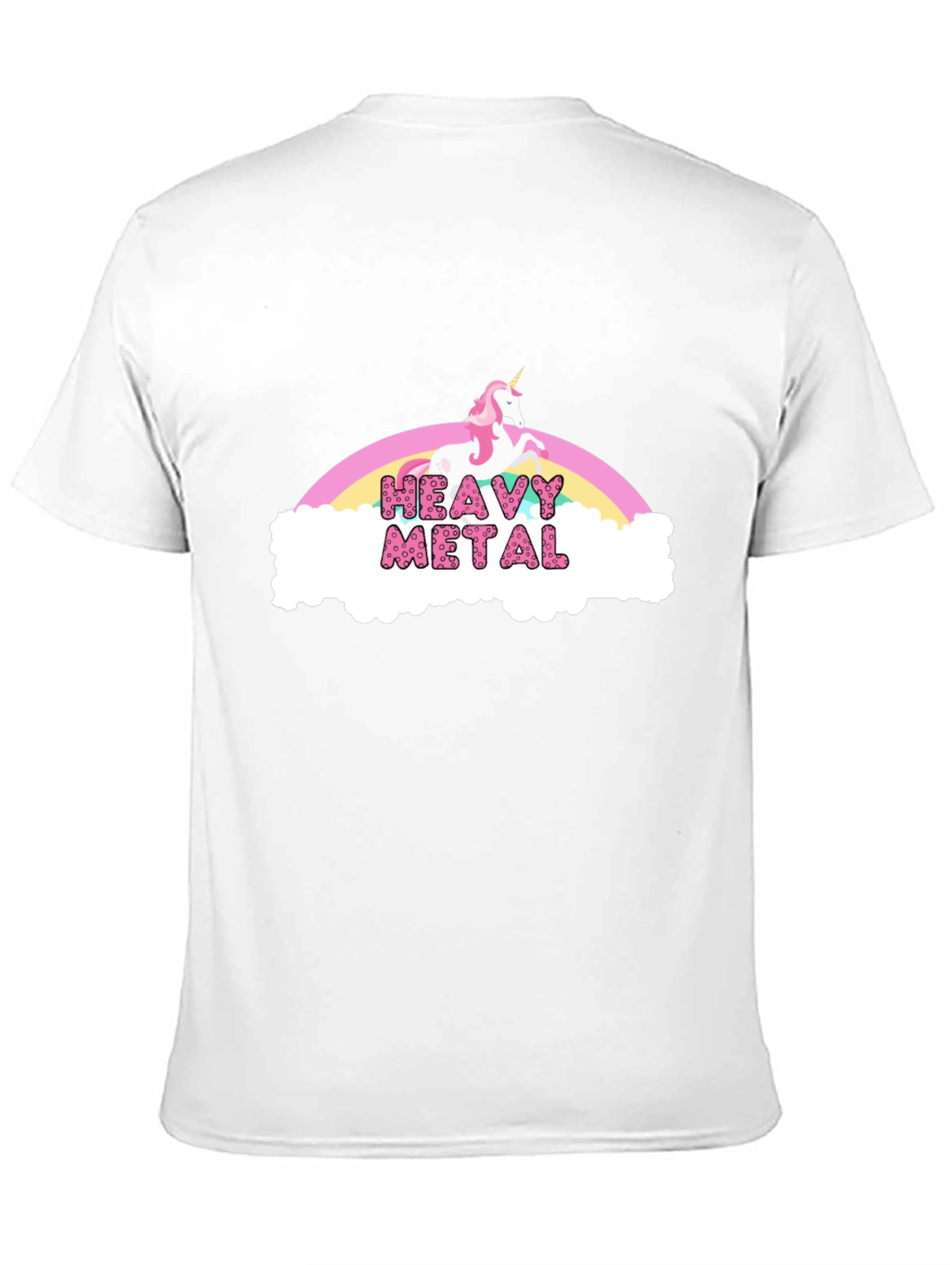 Heavy Metal Unicorn Rainbow T-Shirt