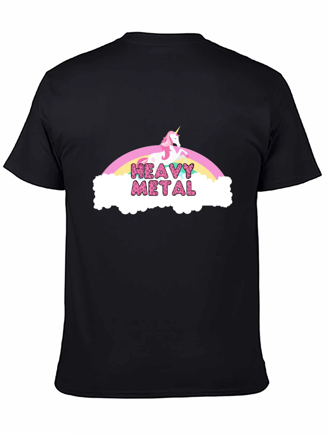 Heavy Metal Unicorn Rainbow T-Shirt