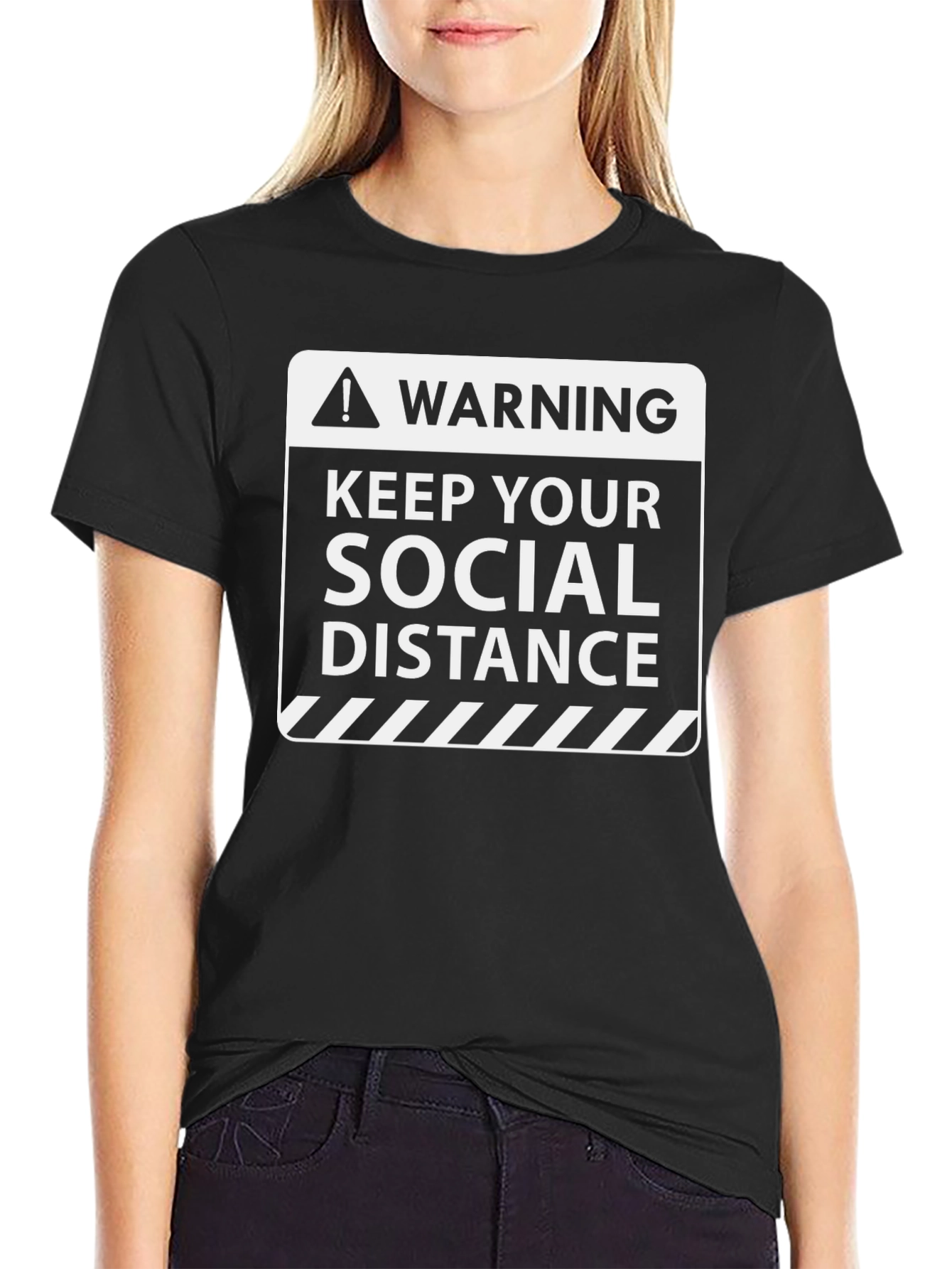 Keep Your Social Distance Graphic Novelty T-Shirt