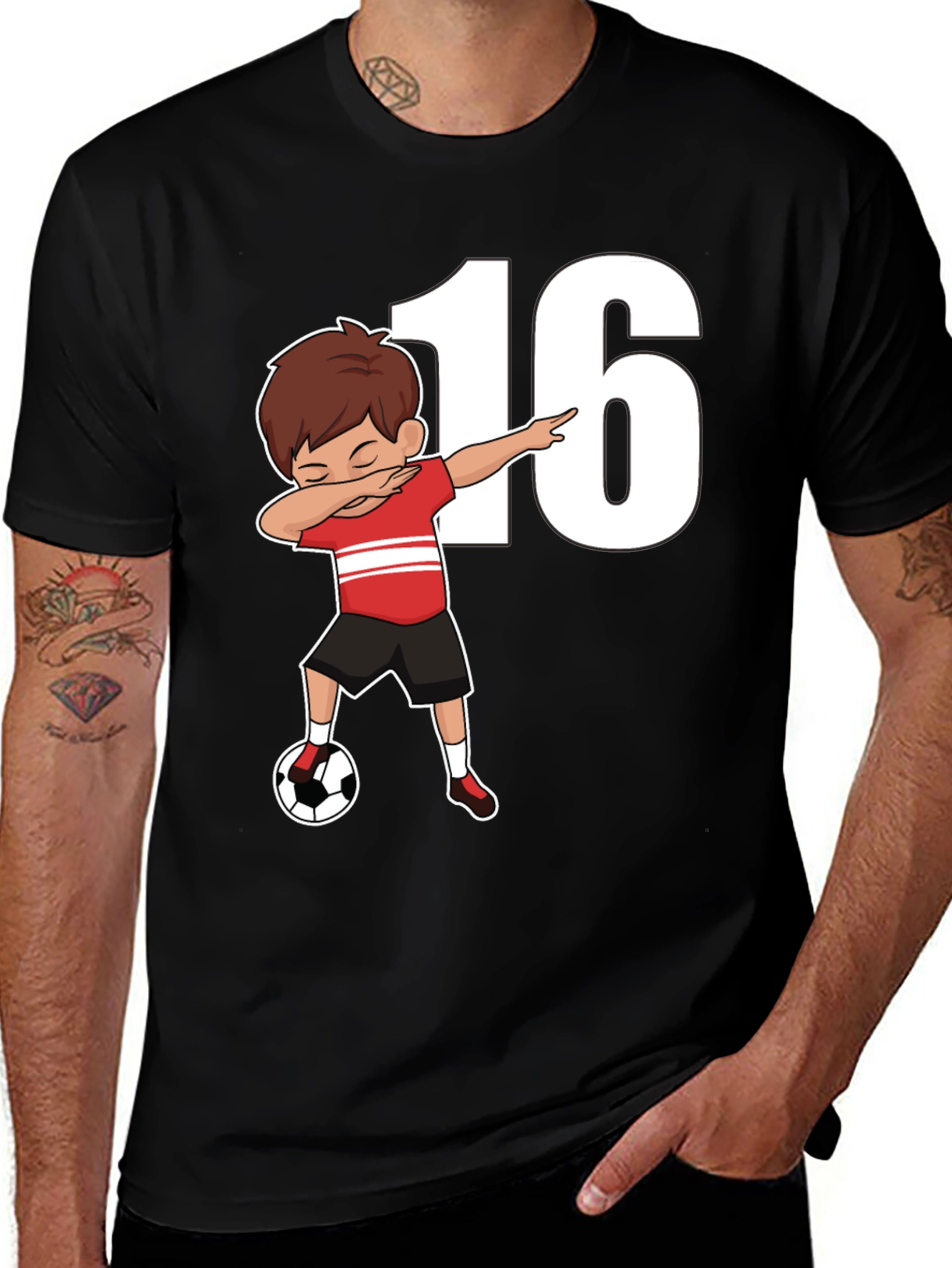 Soccer Boy 16th Birthday T-Shirt