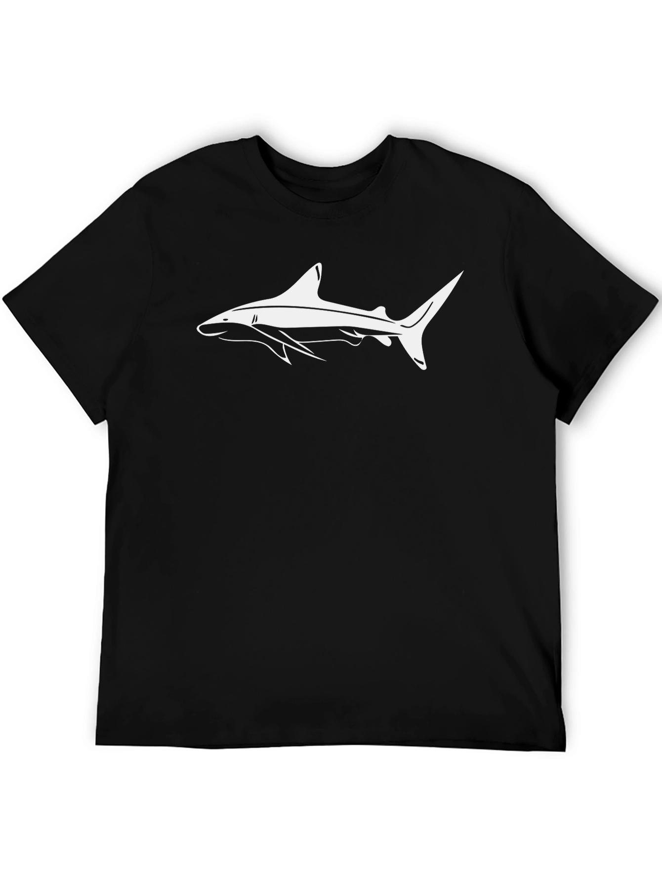 Shark Graphic Black T-Shirt