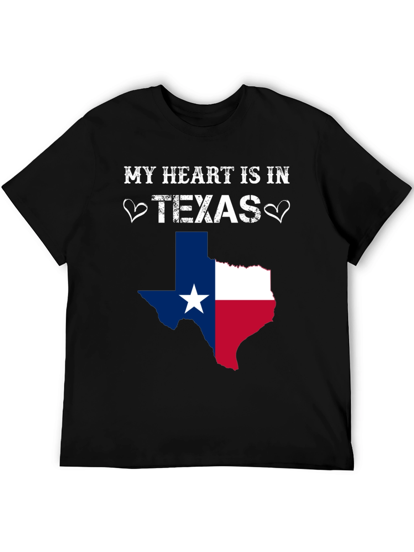 My Heart Is In Texas Graphic Tee