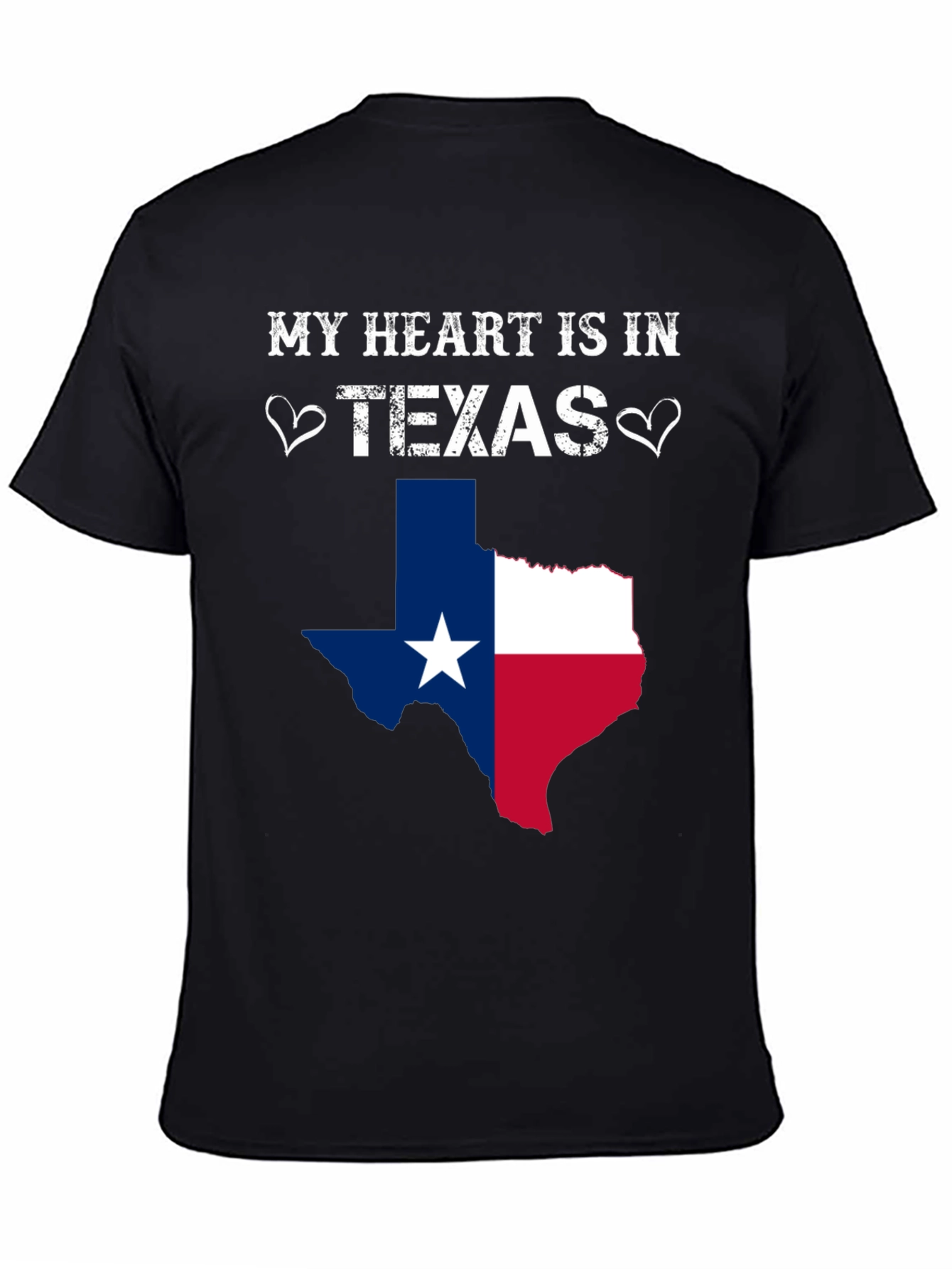 My Heart Is In Texas Graphic Tee