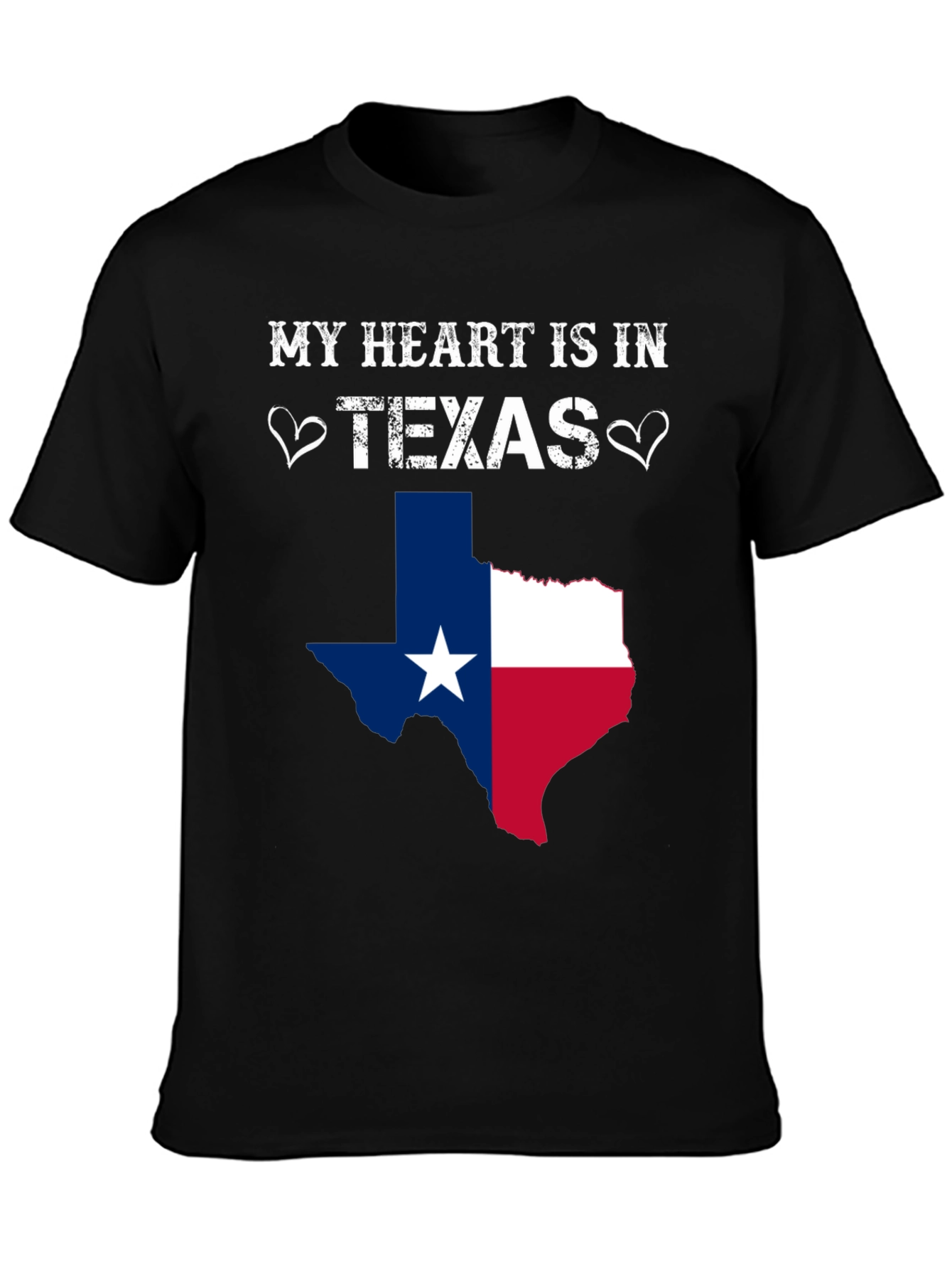 My Heart Is In Texas Graphic Tee